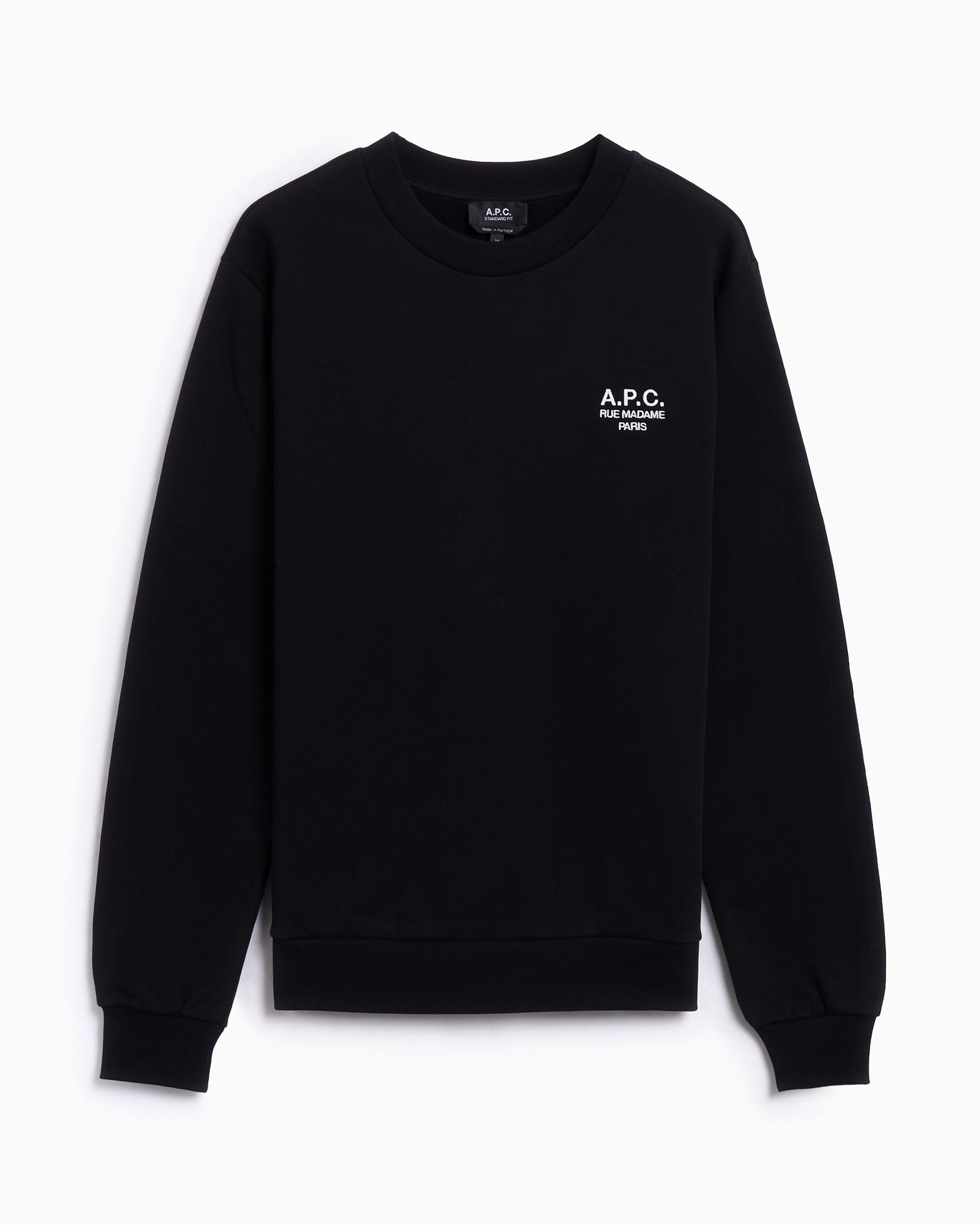 Sweatshirts A.P.C. Rue Madame Logo Men's Sweatshirt - COHBV-M27913-TZC