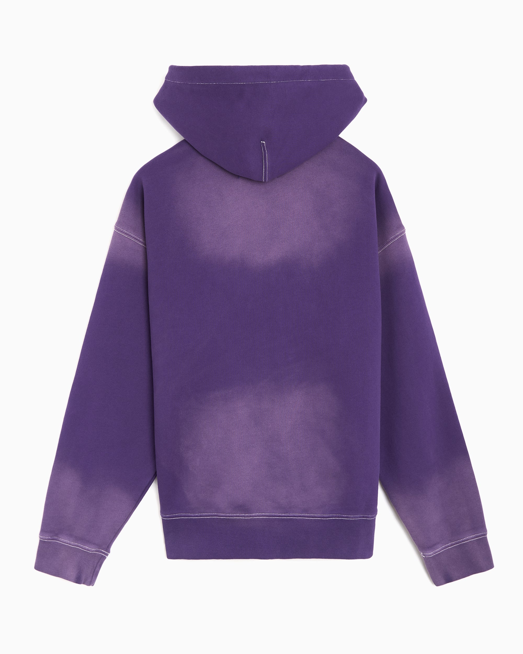 Sweatshirts Awake NY Collegiate Logo Relaxed Men's Zip-Up Sweatshirt - AWK-SP26-HD002-PURPL