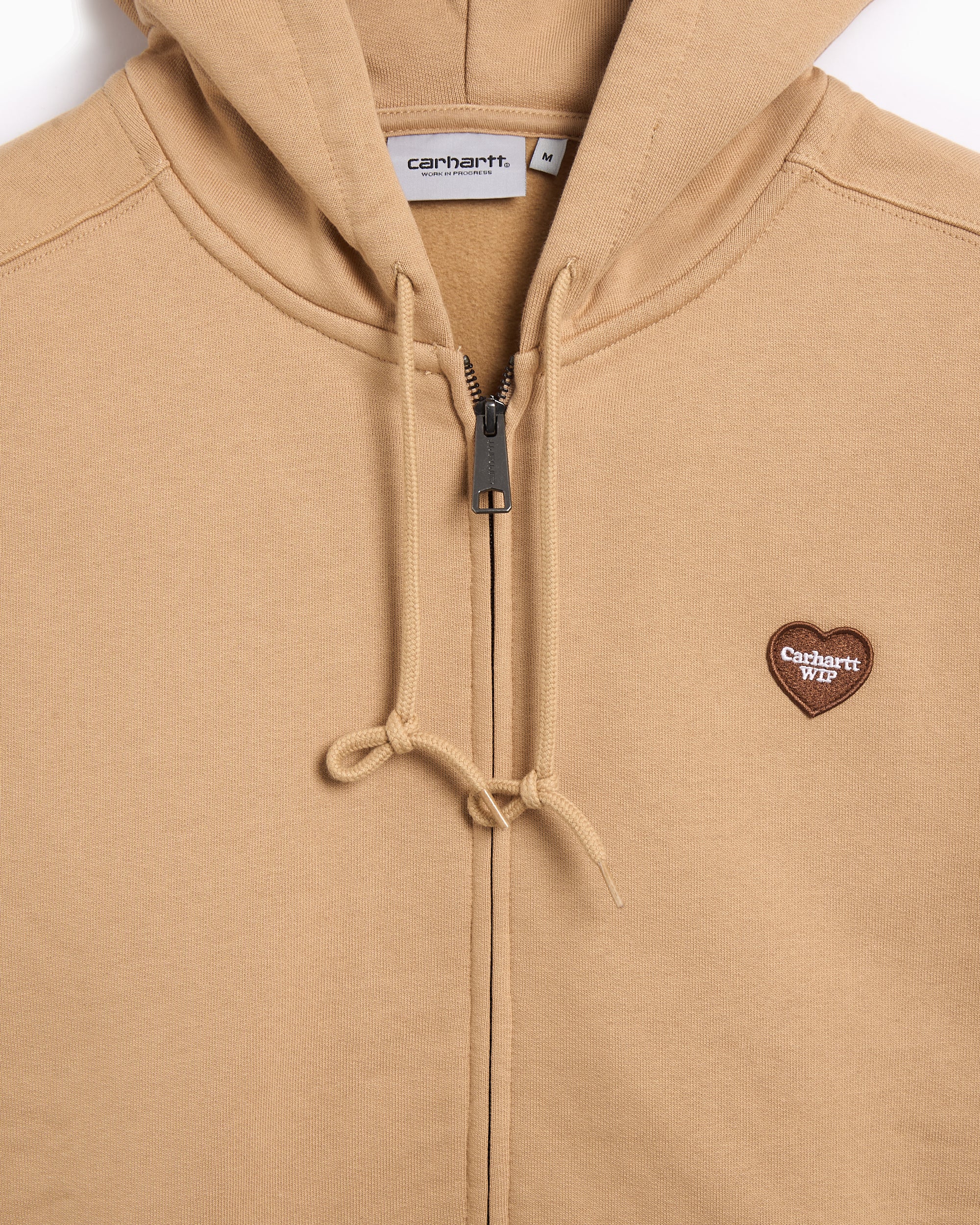 Sweatshirts Carhartt WIP Heart II Hartt Relaxed Men's Zip-Up Sweatshirt - I035176-07EXX