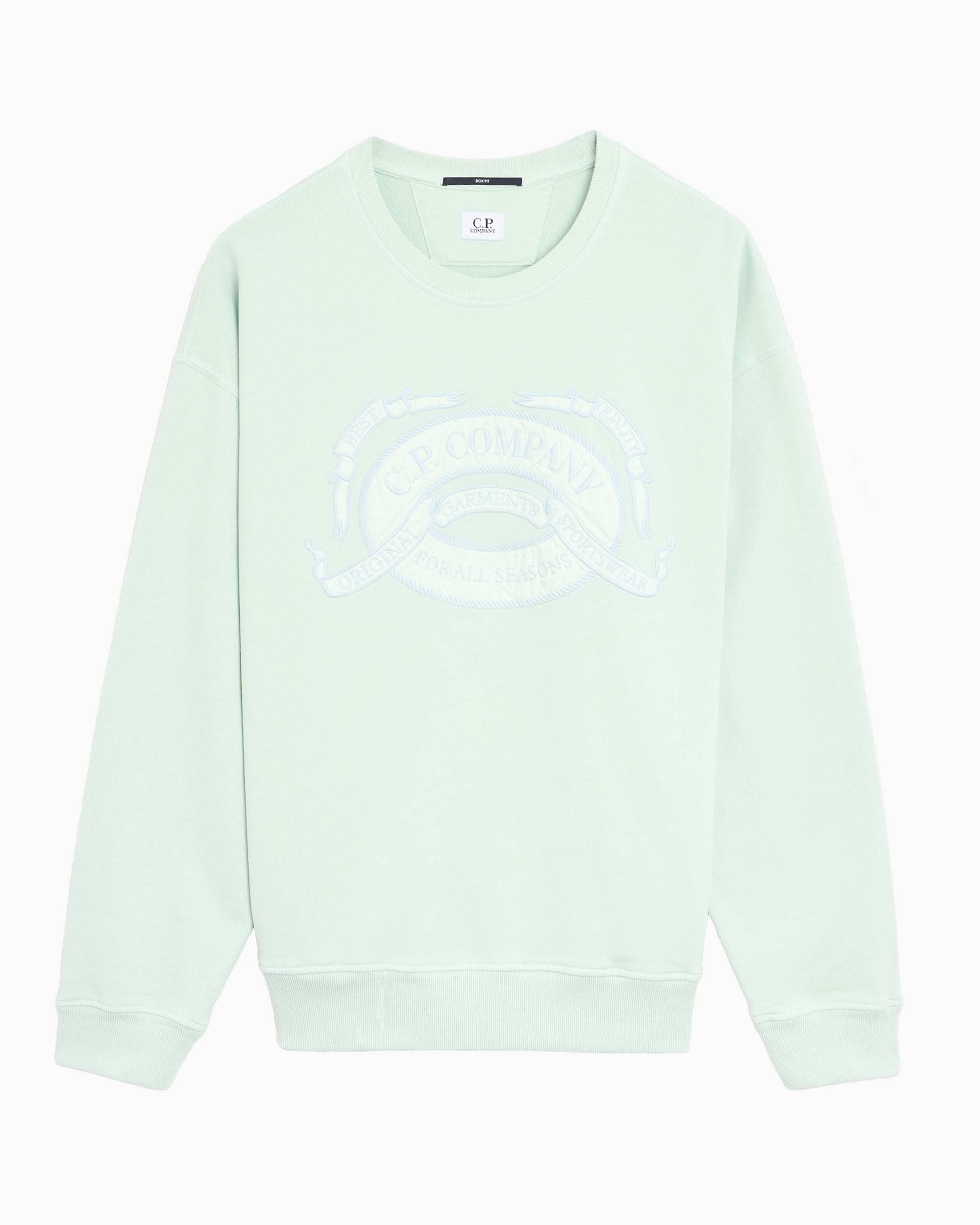 Sweatshirts CP Company Embroidered Boxy Men's Sweatshirt - 20CMSS217A006090O-804