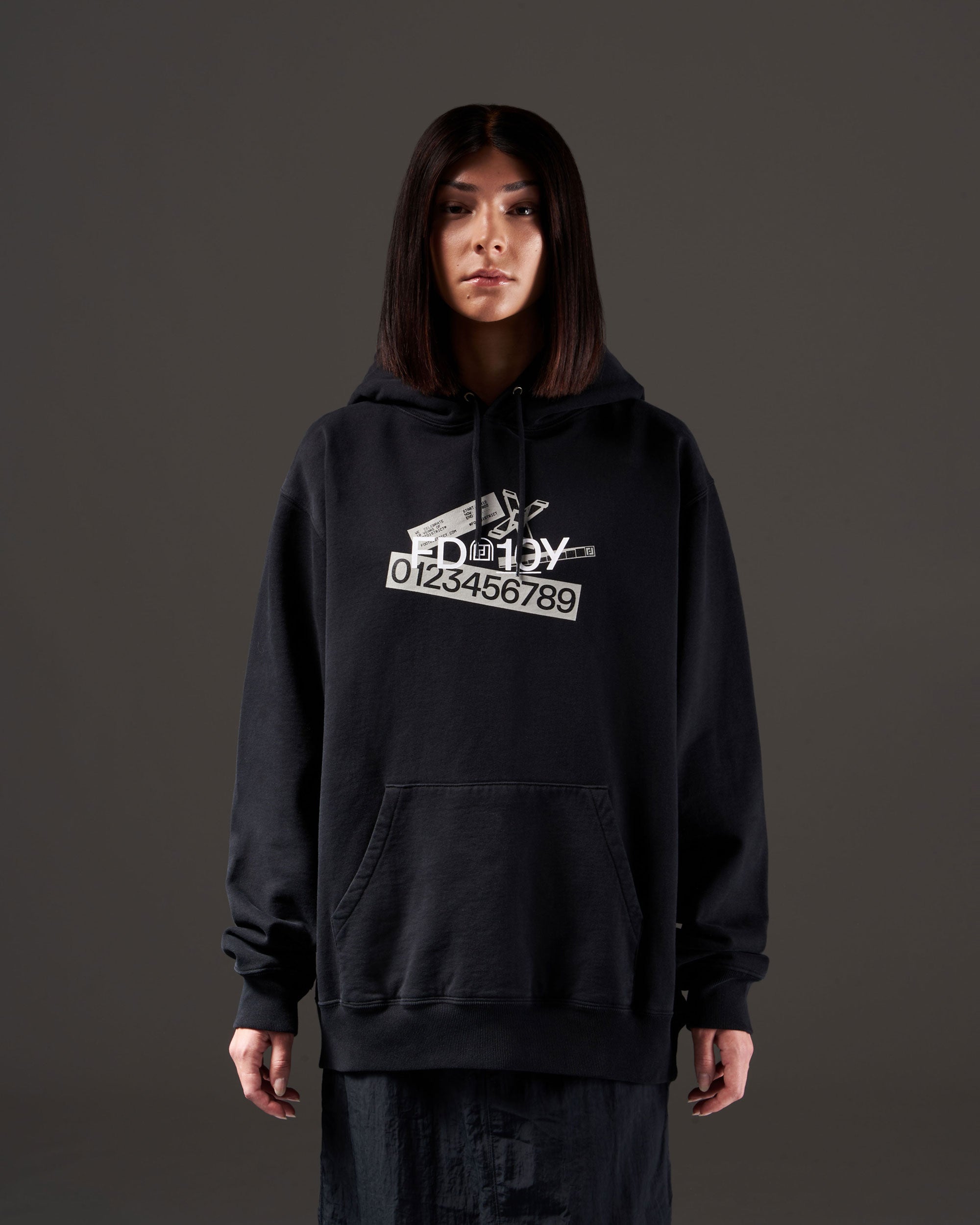 Sweatshirts FOOTDISTRICT 10th Anniversary FD10Y Unisex Hoodie Unisex Hoodie - FDFW23-HOOD1-BLACK