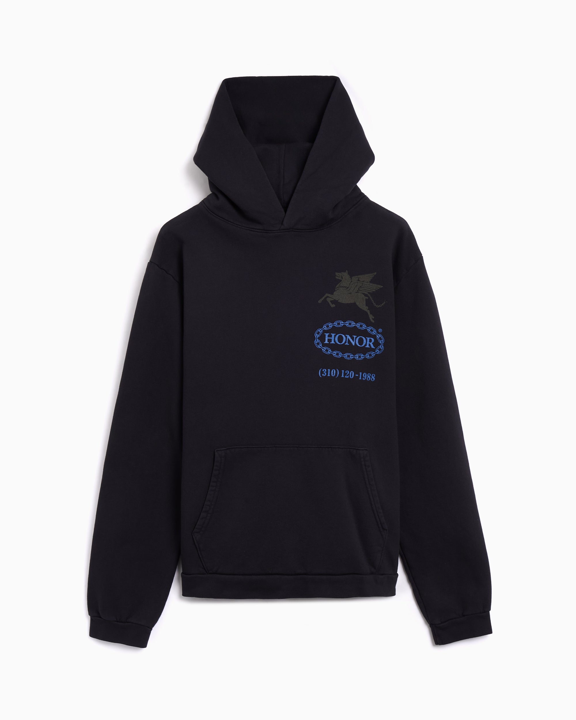 Sweatshirts Honor The Gift® Hellhound Towing Graphic Relaxed Men's Hoodie - HTG250561-BLACK