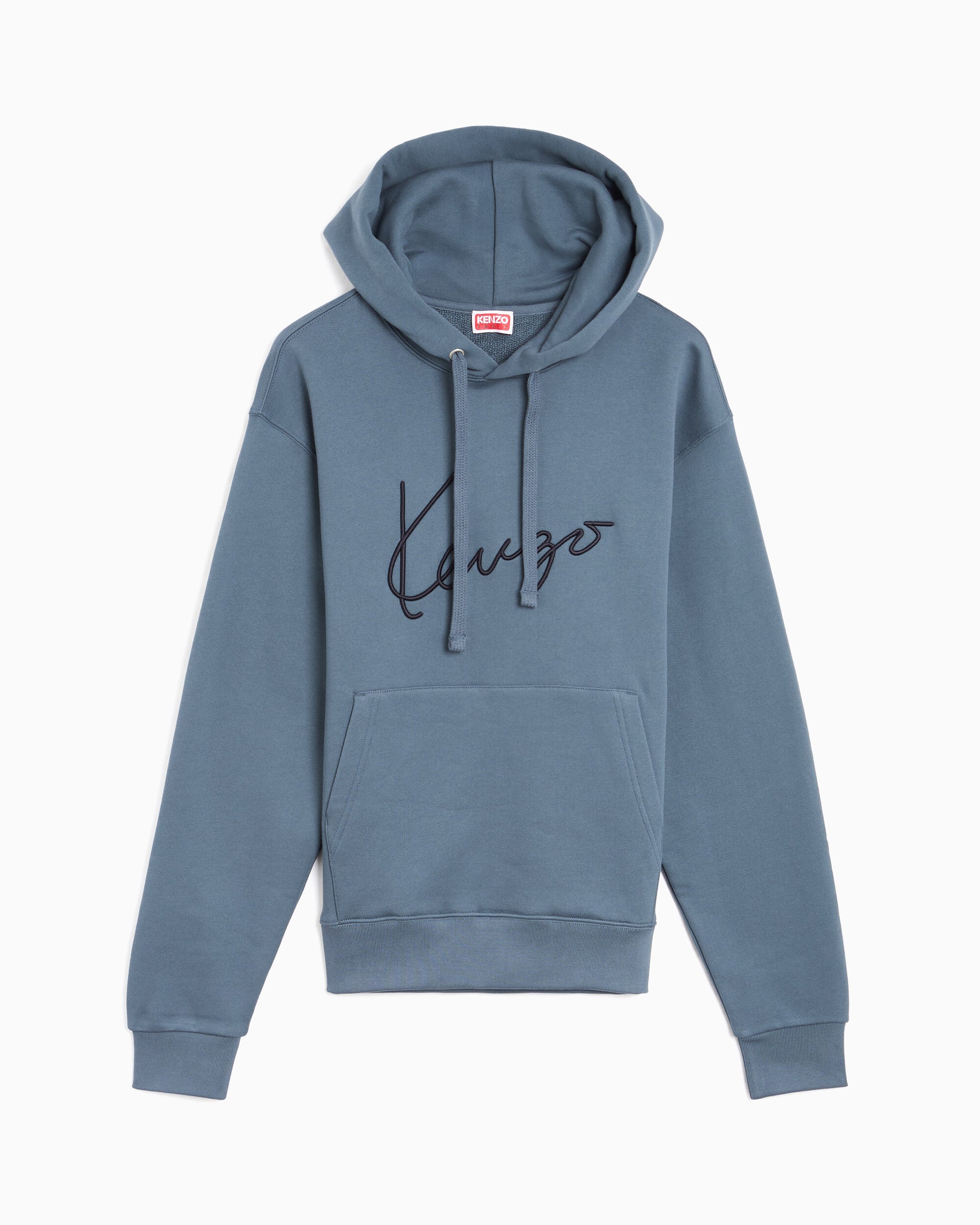 Sweatshirts Kenzo Signature Embroidered Men's Hoodie - FG65HO2664MJ-98
