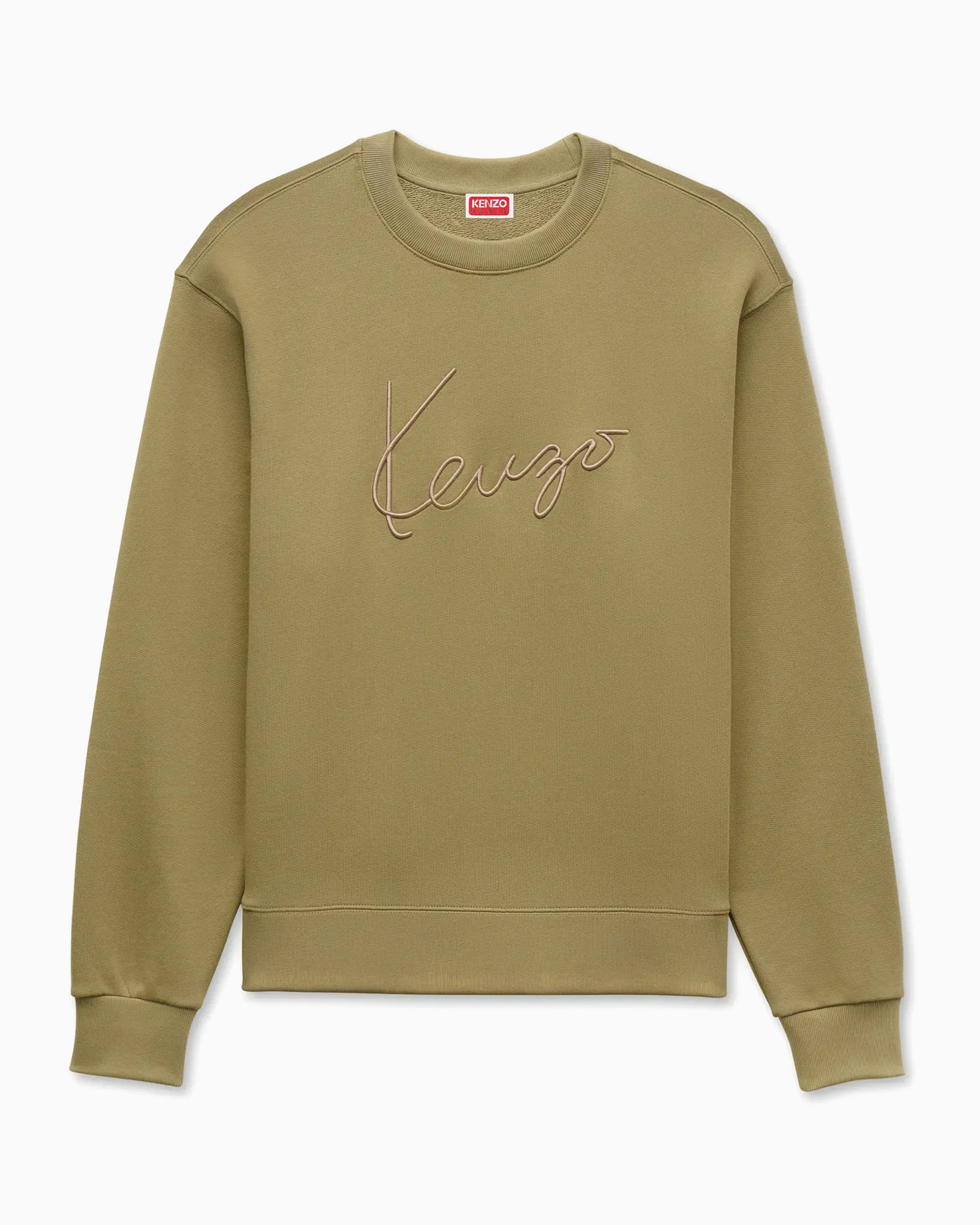 Sweatshirts Kenzo Signature Embroidered Men's Sweatshirt - FG65SW2704MJ-50
