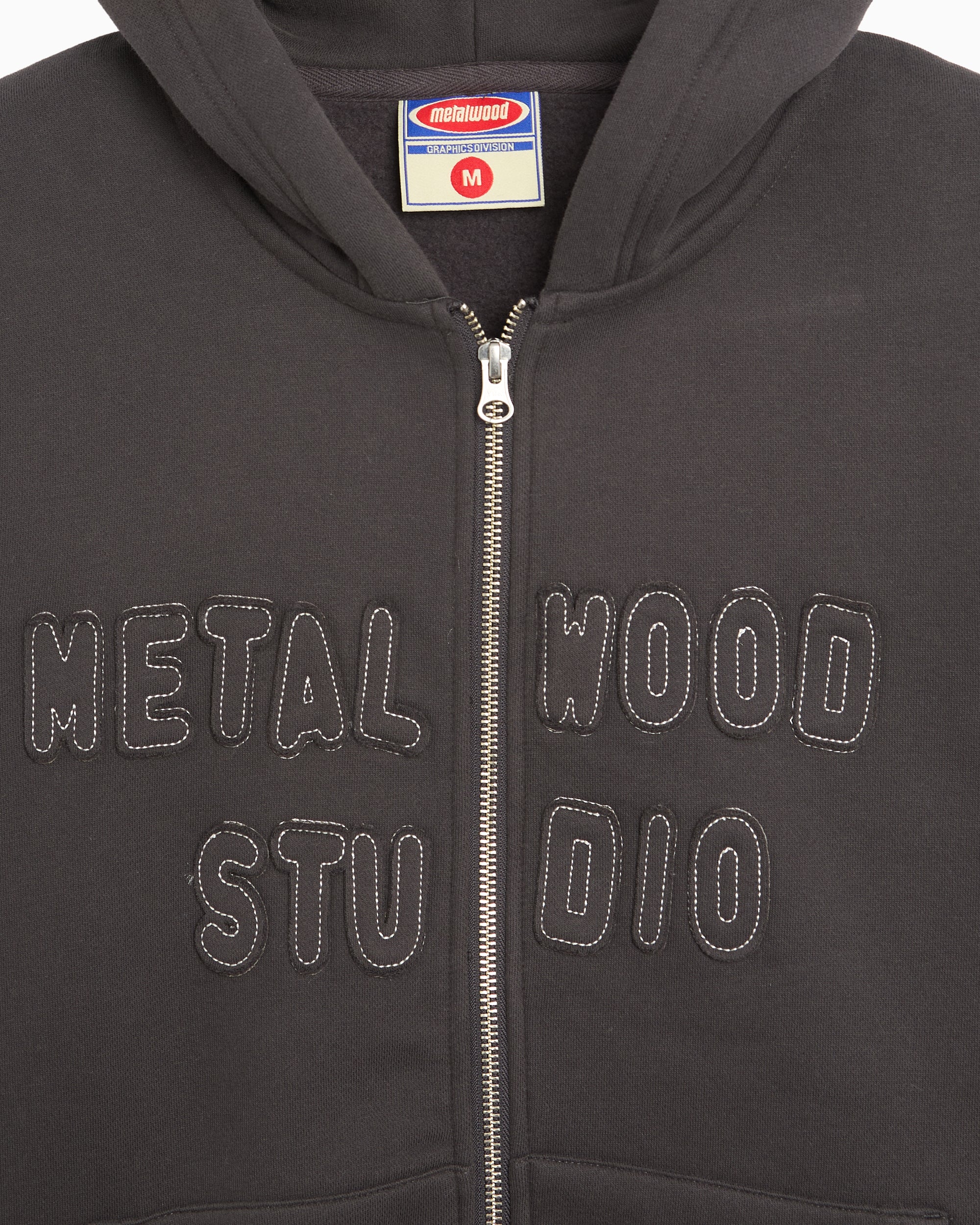 Sweatshirts Metalwood Cutie with patches Relaxed Men's Zip-Up Sweatshirt - 26SS-06-02_TAR