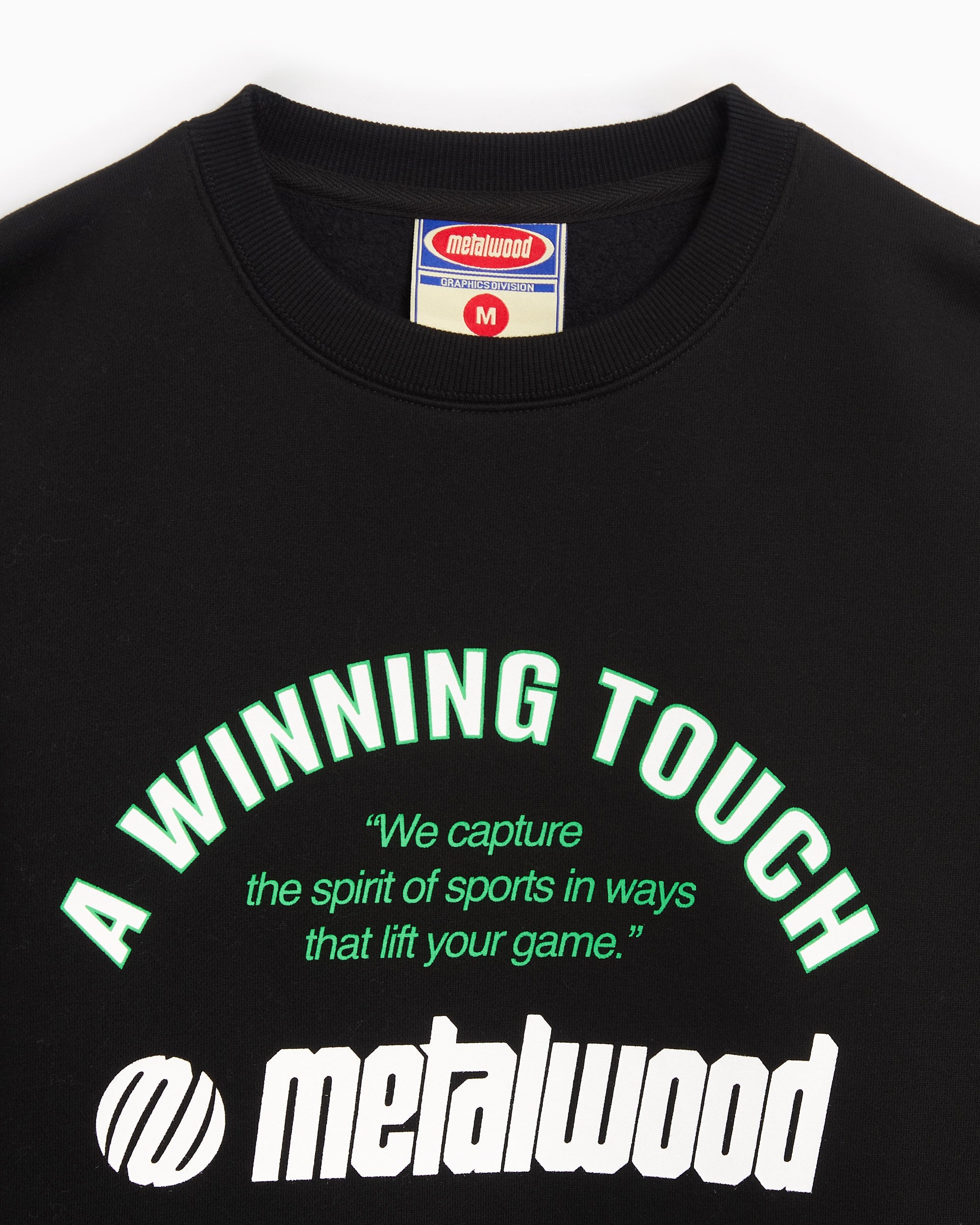 Sweatshirts Metalwood Winning Touch Men's Sweatshirt Men's Sweatshirt - MWS24-06-01-BLK