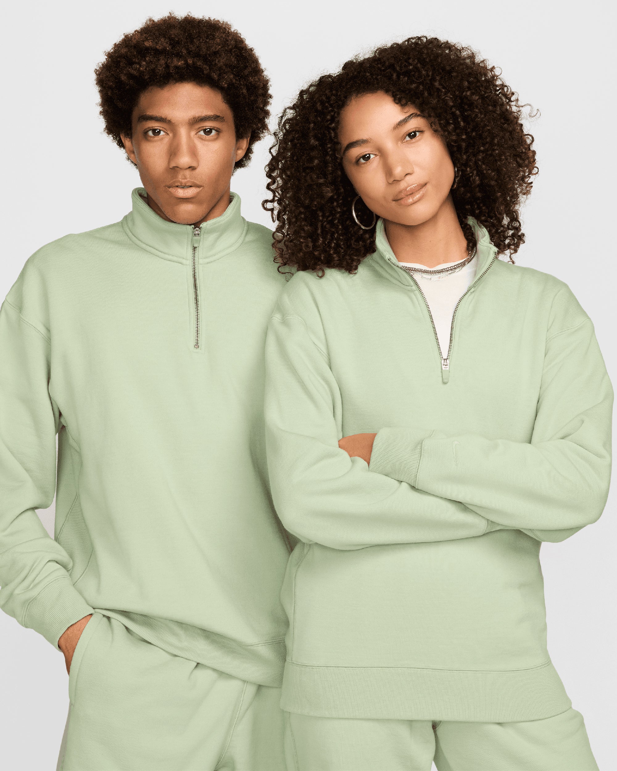 Sweatshirts Nike Unisex Wool Classics Quarter Zip Sweatshirt Unisex Half Zip Sweatshirt - FV4891-343