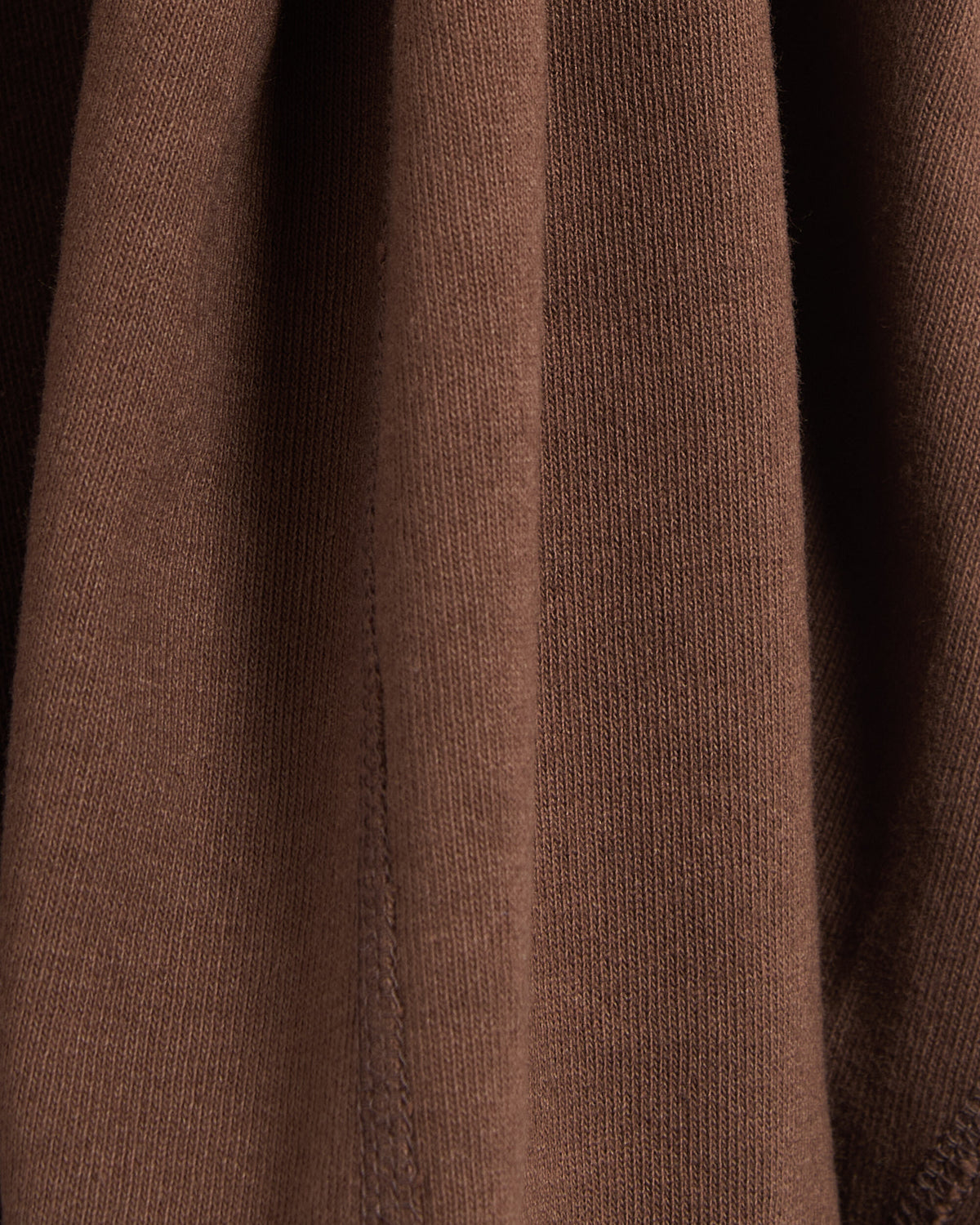 Sweatshirts Poliquant The Linked Single Part S/S Short Sleeve Relaxed Men's Sweatshirt - 2602001-BROWN