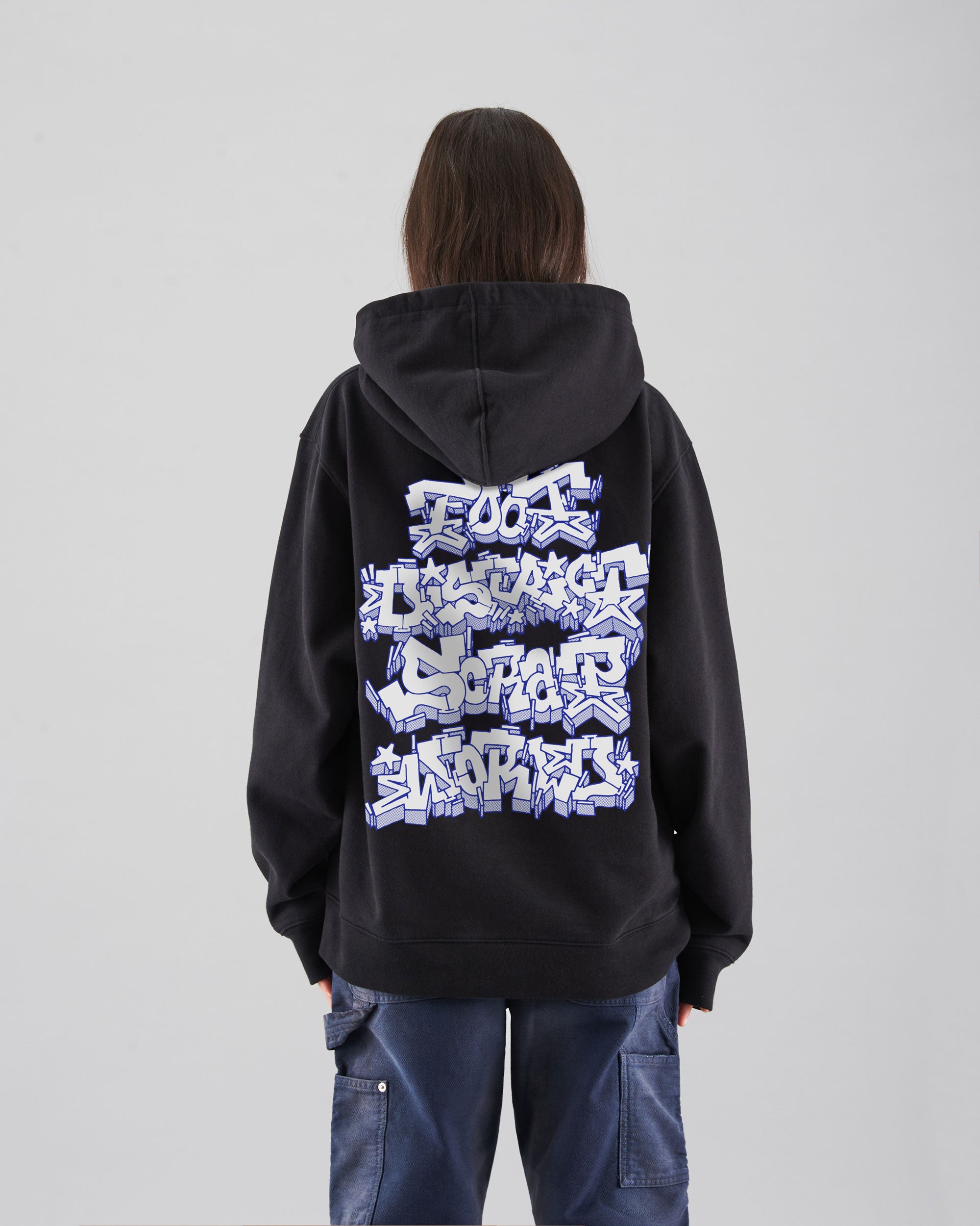 Sweatshirts X ScrapWorld FOOTDISTRICT x ScrapWorld Logo Unisex Hoodie Unisex Hoodie - FDSWHLOGO-BLACK