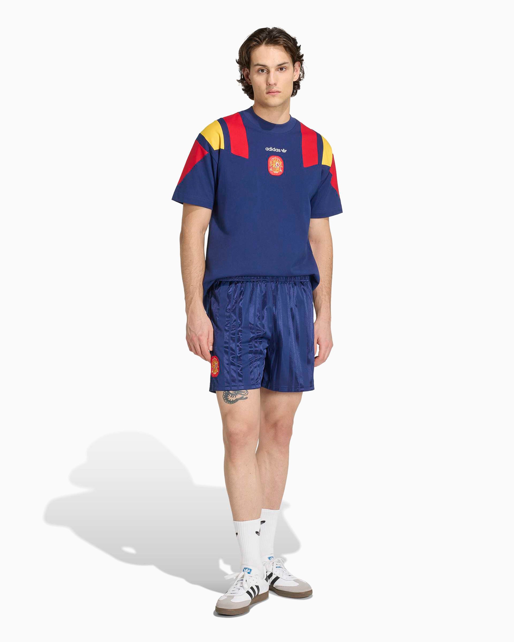 T-Shirts adidas Originals EQT Spain Football Logo Relaxed Men's Jersey T-Shirt - KG2574