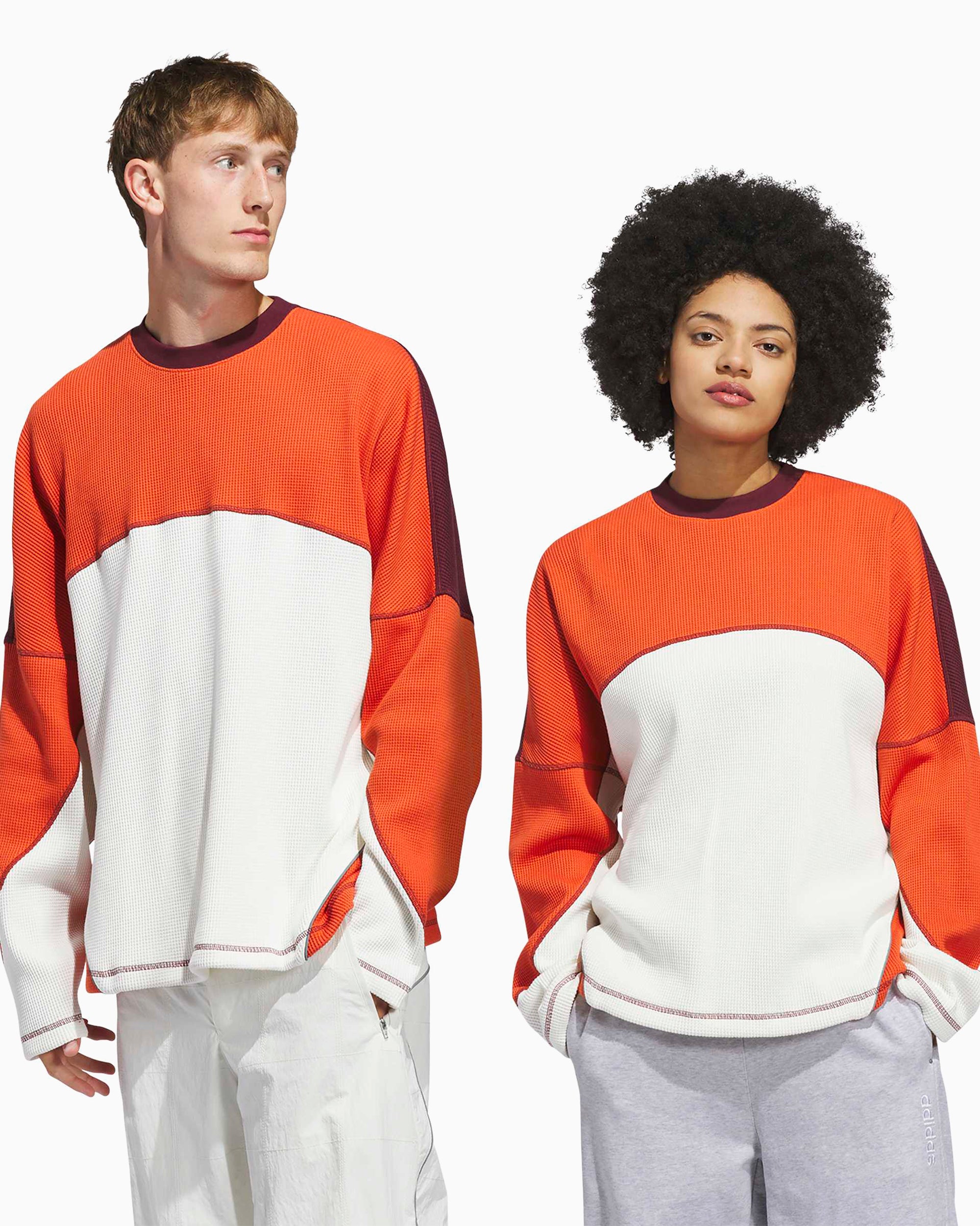 T-Shirts adidas Originals Los Angeles La Cienega Long-Sleeved Oversize Unisex T-Shirt - JX6138