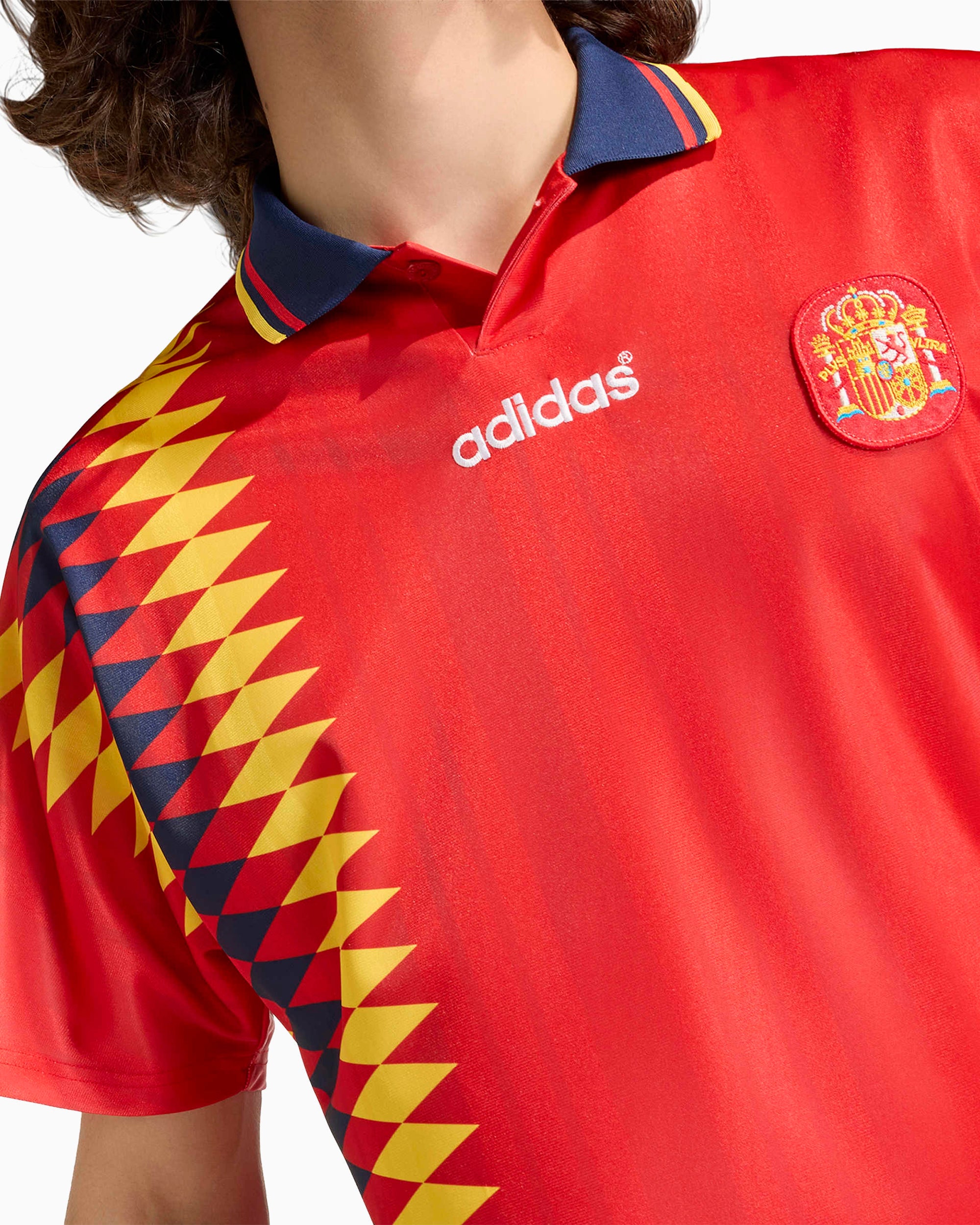T-Shirts adidas Originals Spain 1994 Football 1st Kit Relaxed Men's Jersey T-Shirt - JN3707