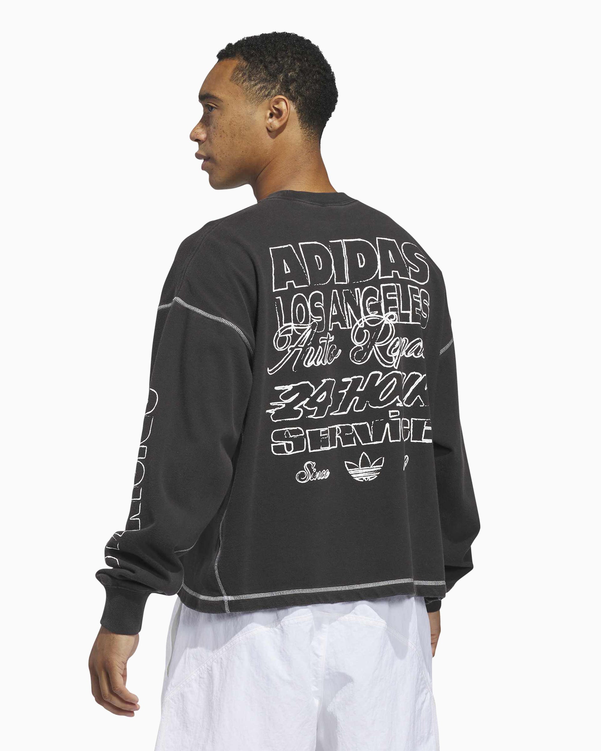 T-Shirts adidas Originals Wilshire Los Angeles Long-Sleeved Unisex T-Shirt - JX6140