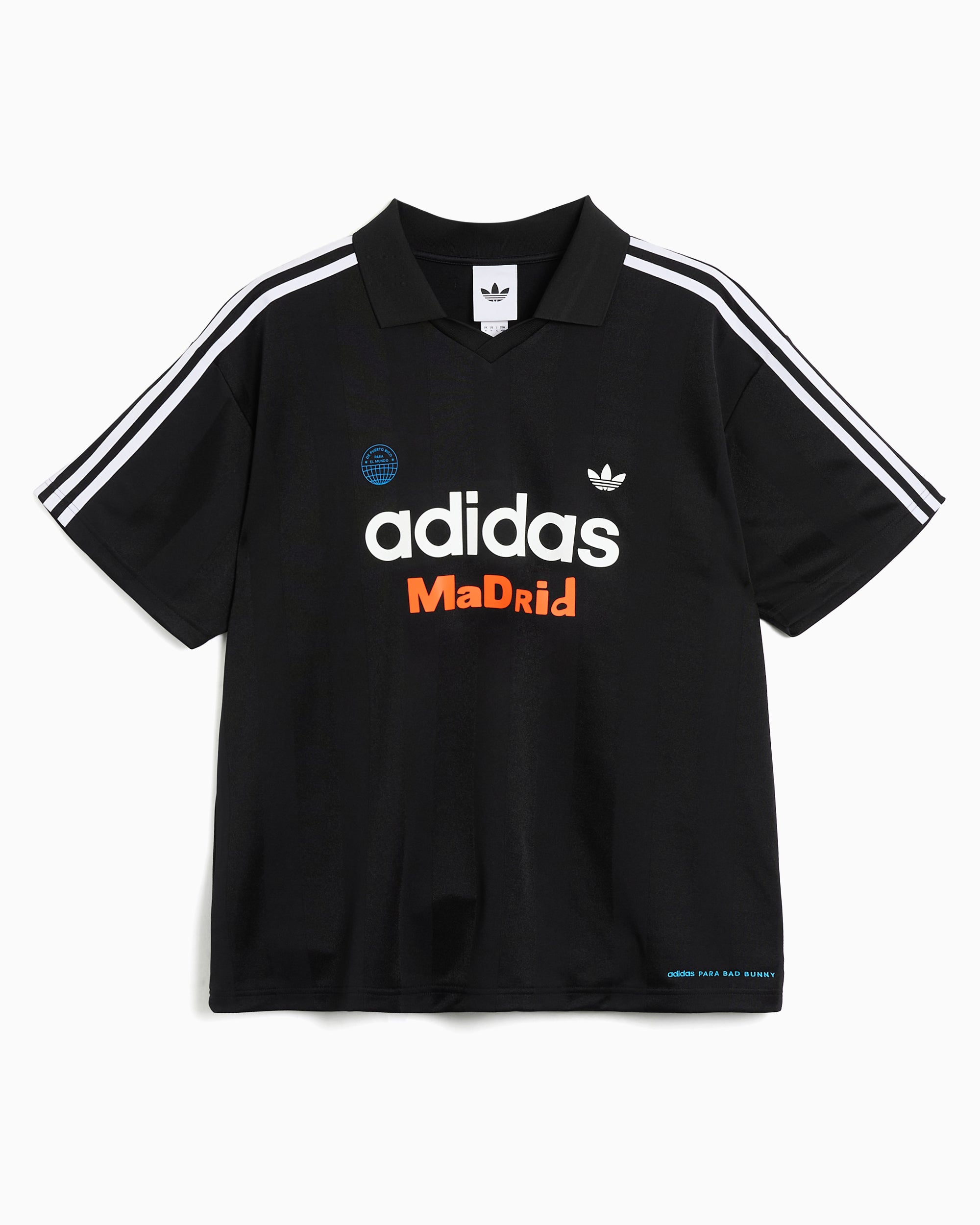 T-Shirts adidas Originals x Bad Bunny DtMF Tour Merch "Madrid" Graphic Relaxed Men's Jersey T-Shirt - LH0436
