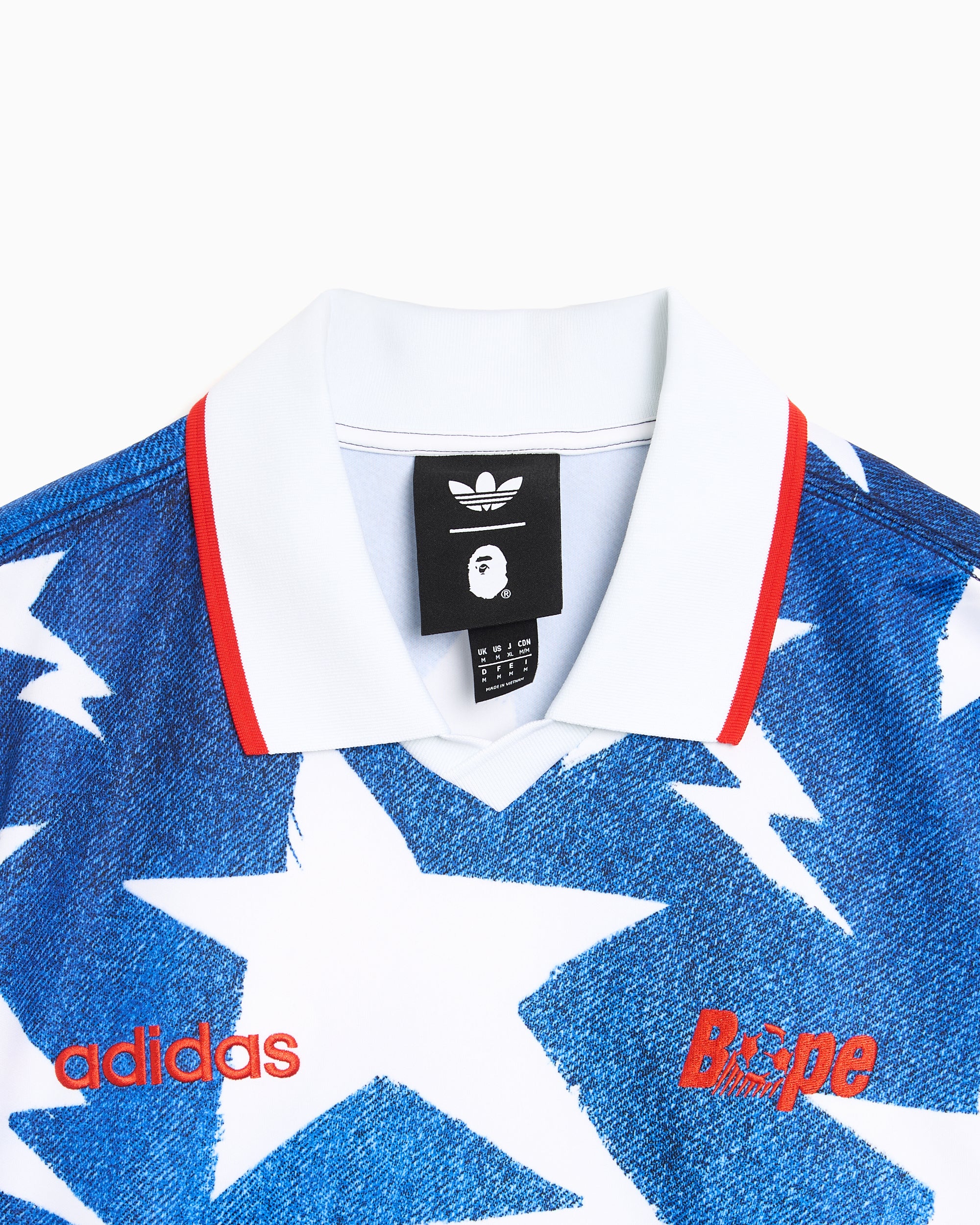 T-Shirts adidas Originals x BAPE Graphic Long-Sleeved Relaxed Men's Jersey T-Shirt - KF4913