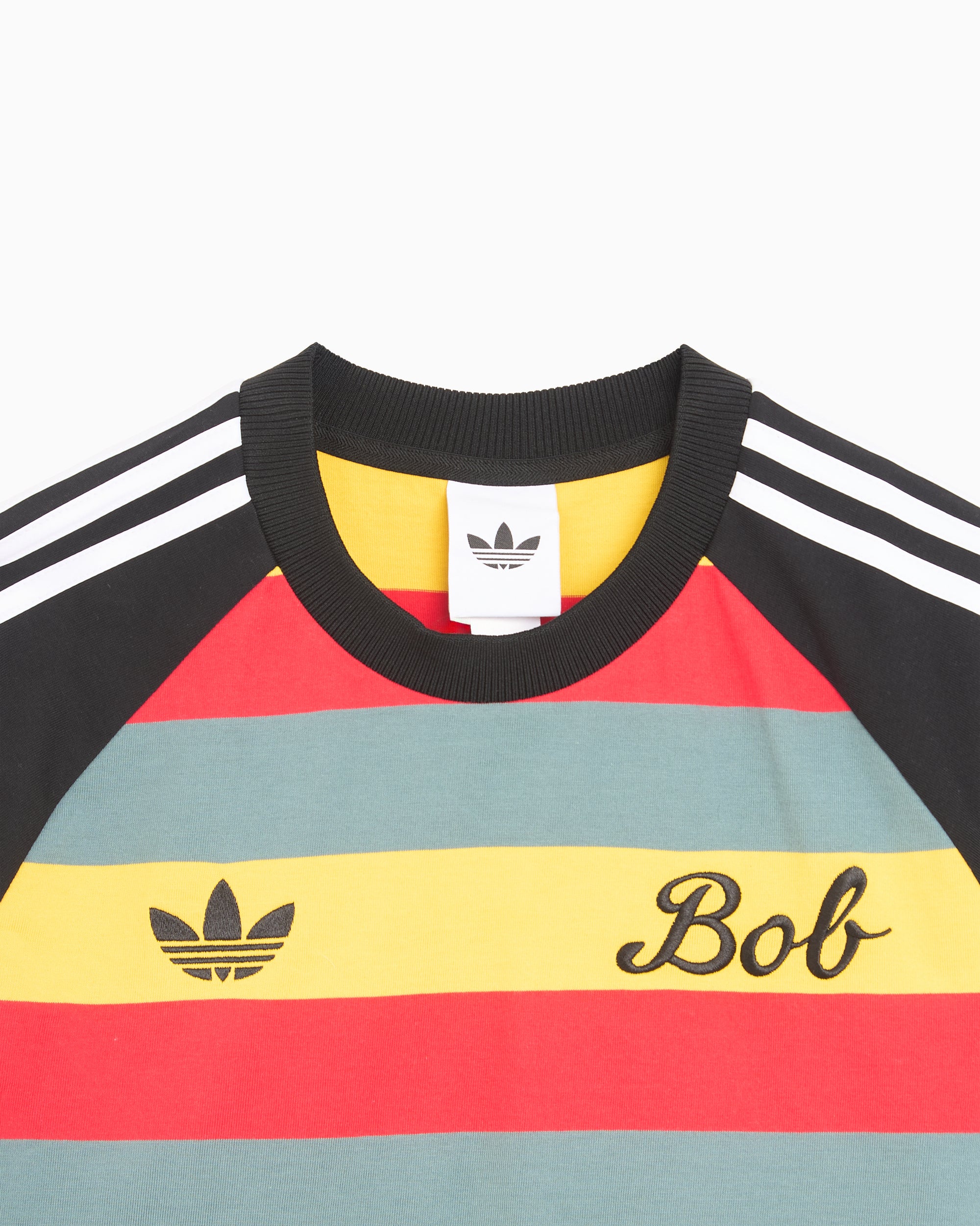 T-Shirts adidas Originals x Bob Marley Striped Men's T-Shirt - JY5212