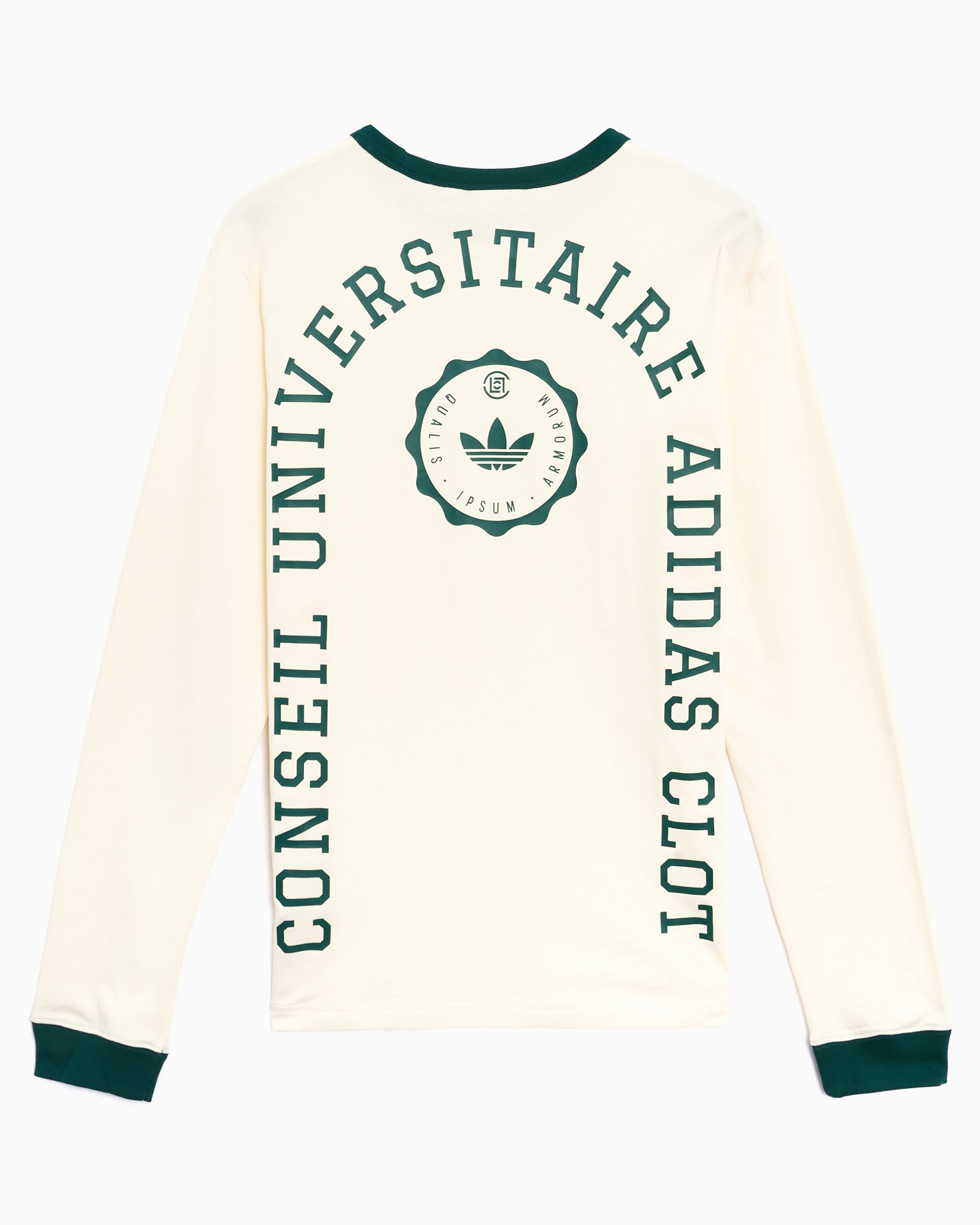 T-Shirts adidas Originals x CLOT Rib Logo Long-Sleeved Unisex T-Shirt - JM7456