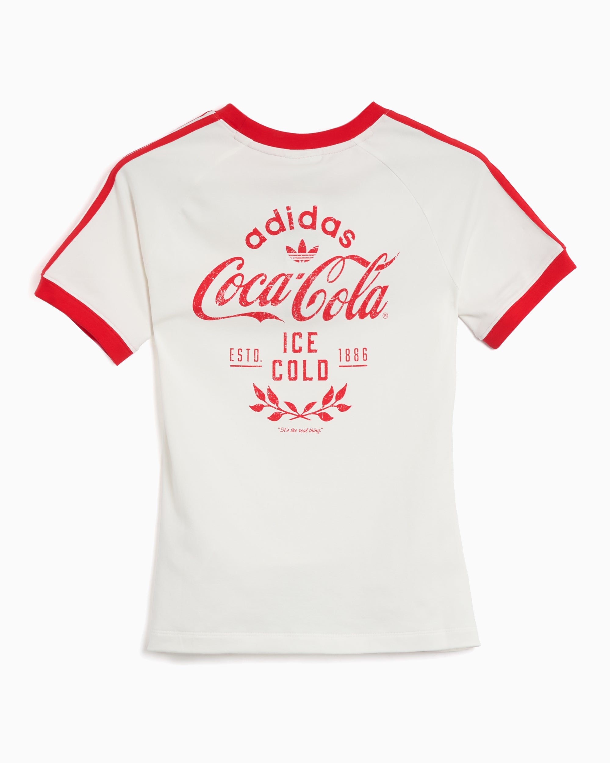 T-Shirts adidas Originals x Coca-Cola 3-Stripes Graphic Slim Women's T-Shirt - KY7559