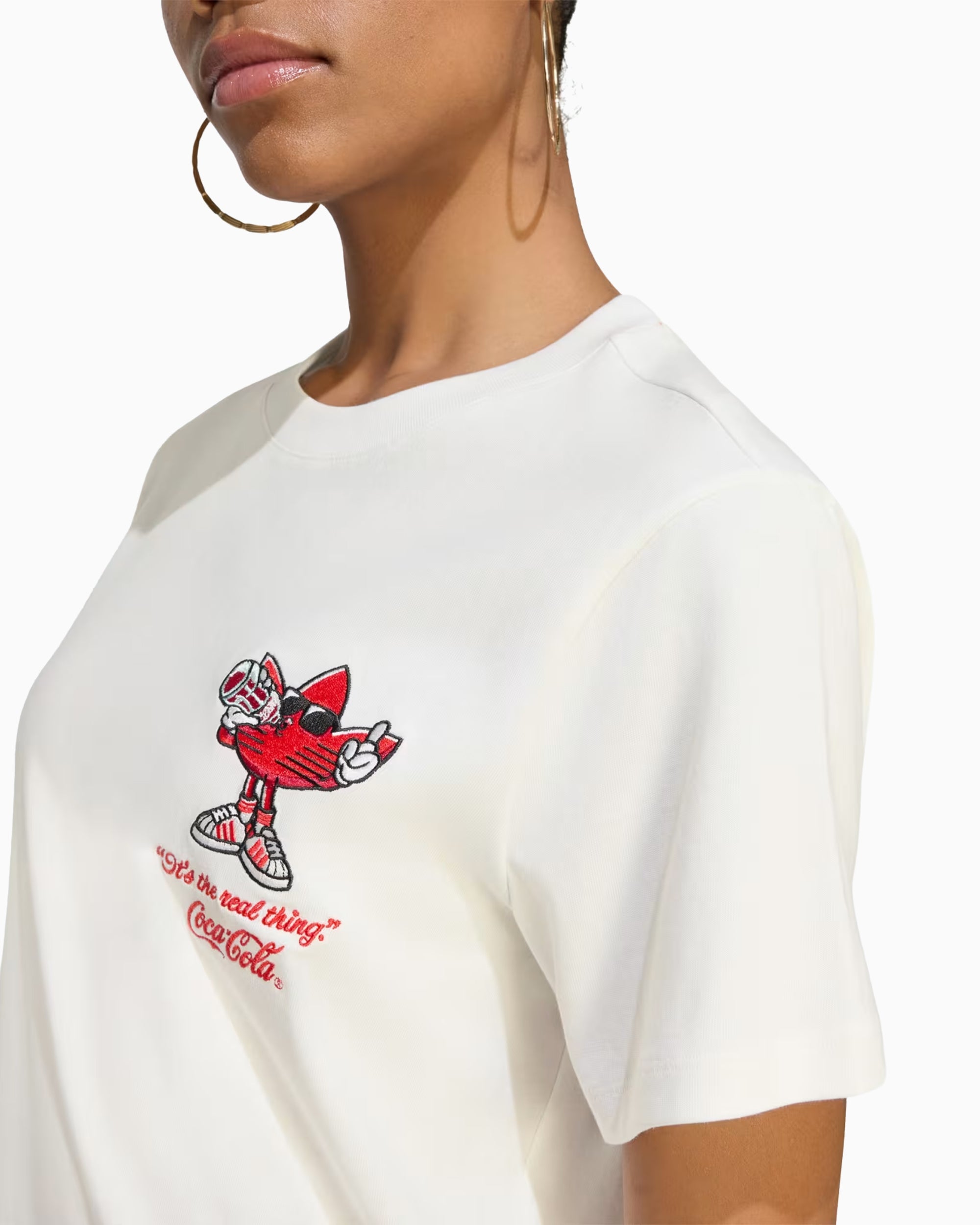 T-Shirts adidas Originals x Coca-Cola Trefi Graphic Relaxed Women's T-Shirt - KY7572