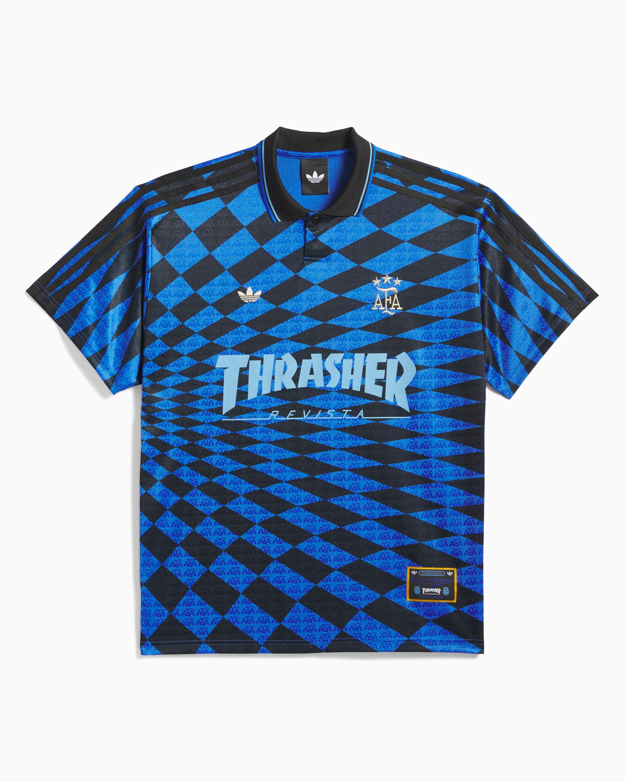 T-Shirts adidas Originals x Thrasher x AFA Argentina Men's Jersey T-Shirt - KX4551