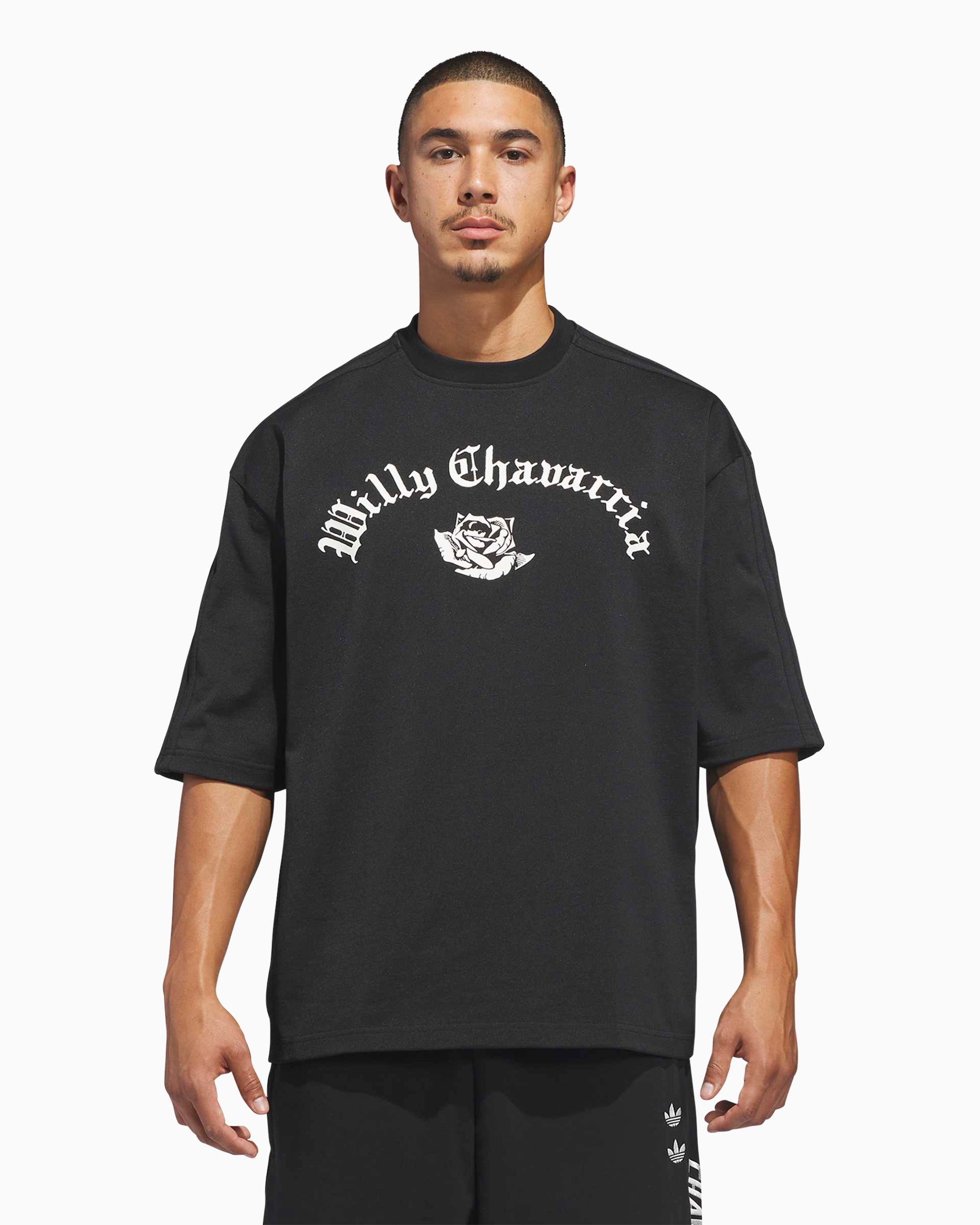 adidas Originals x Willy Chavarria Oversize Unisex T-Shirt mit Logo