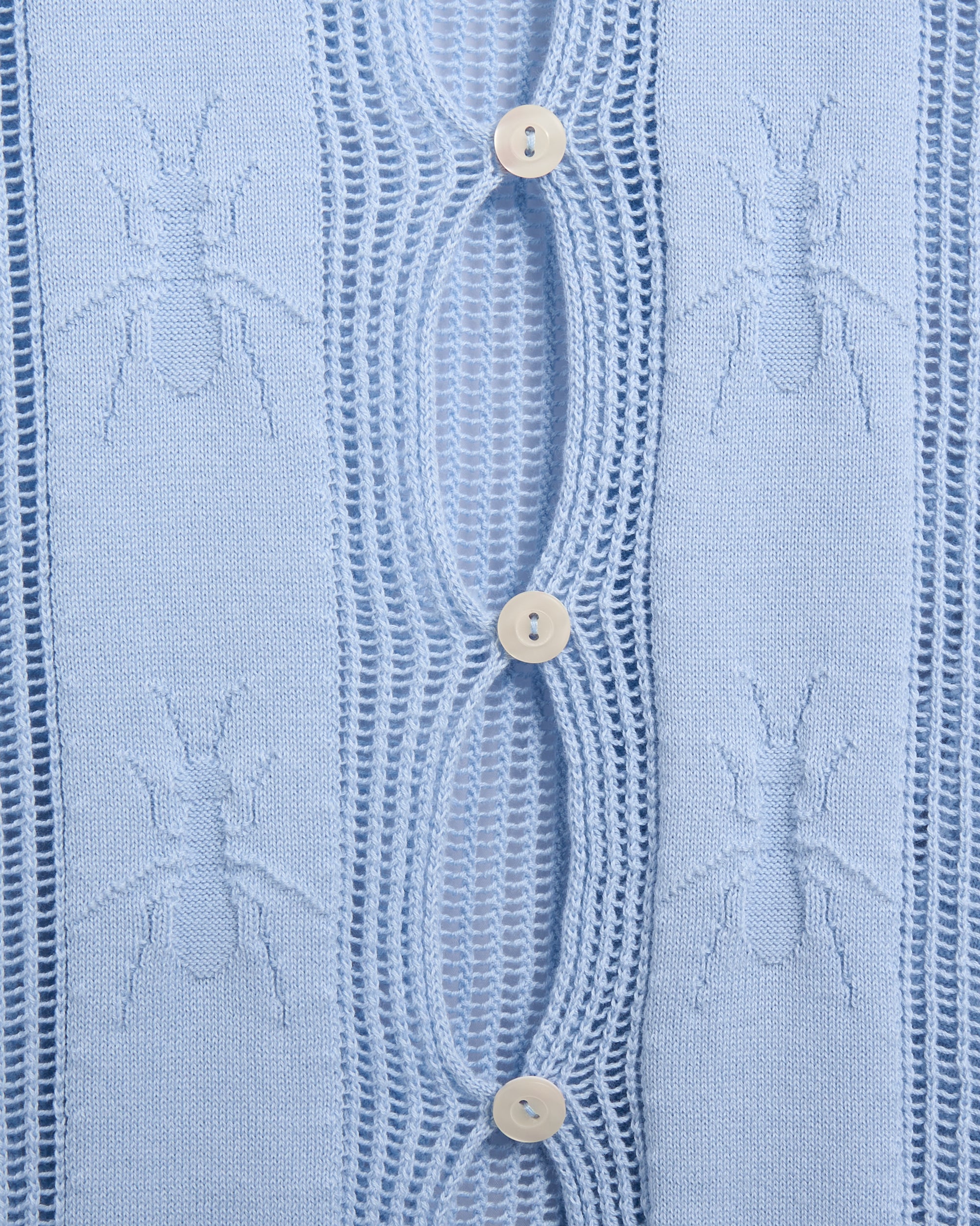 T-Shirts Brain Dead Doily Women's T-Shirt - S25T11O043-LTBLU