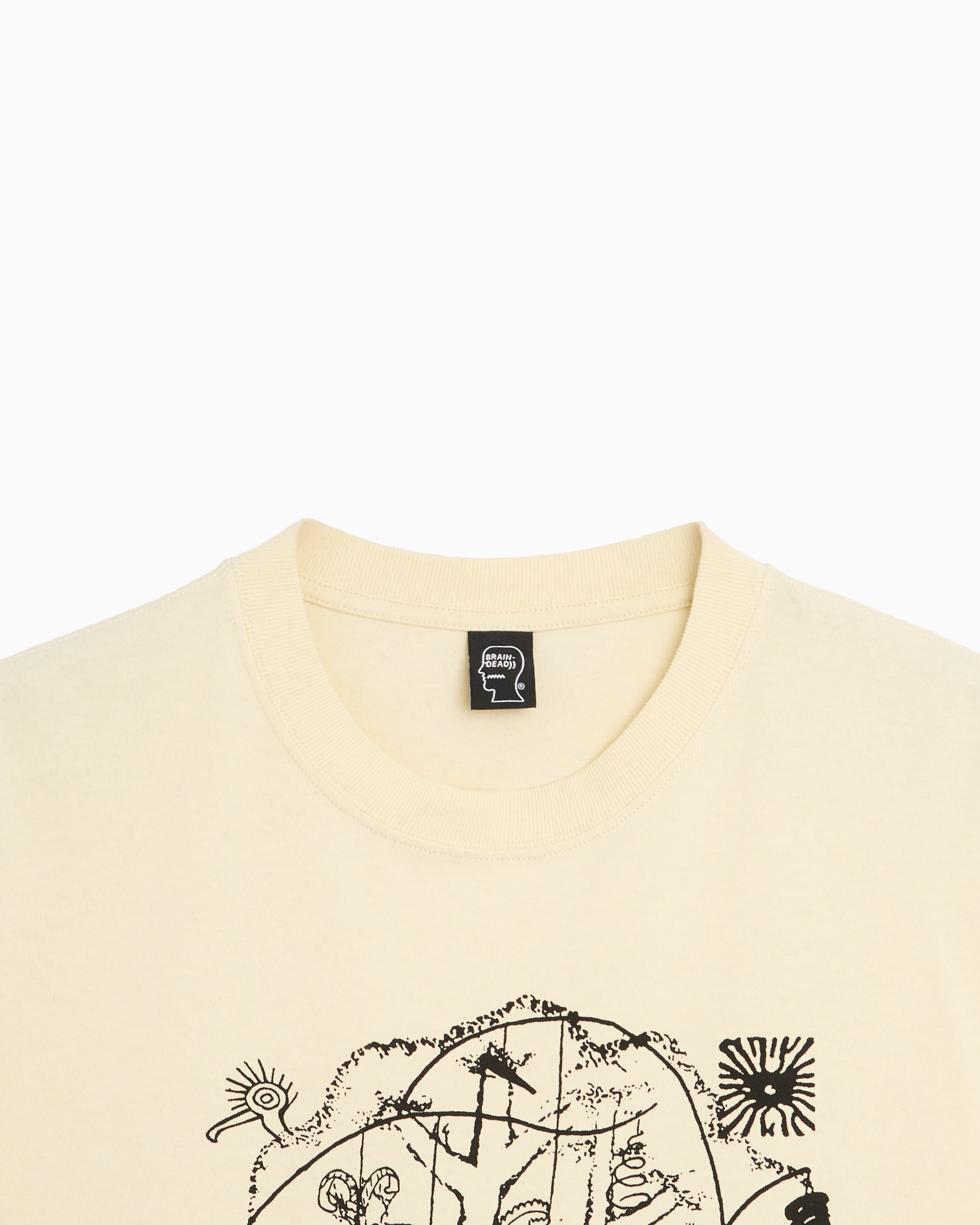 T-Shirts Brain Dead Oracle Graphic Men's T-Shirt - BDP26T00005062WH02