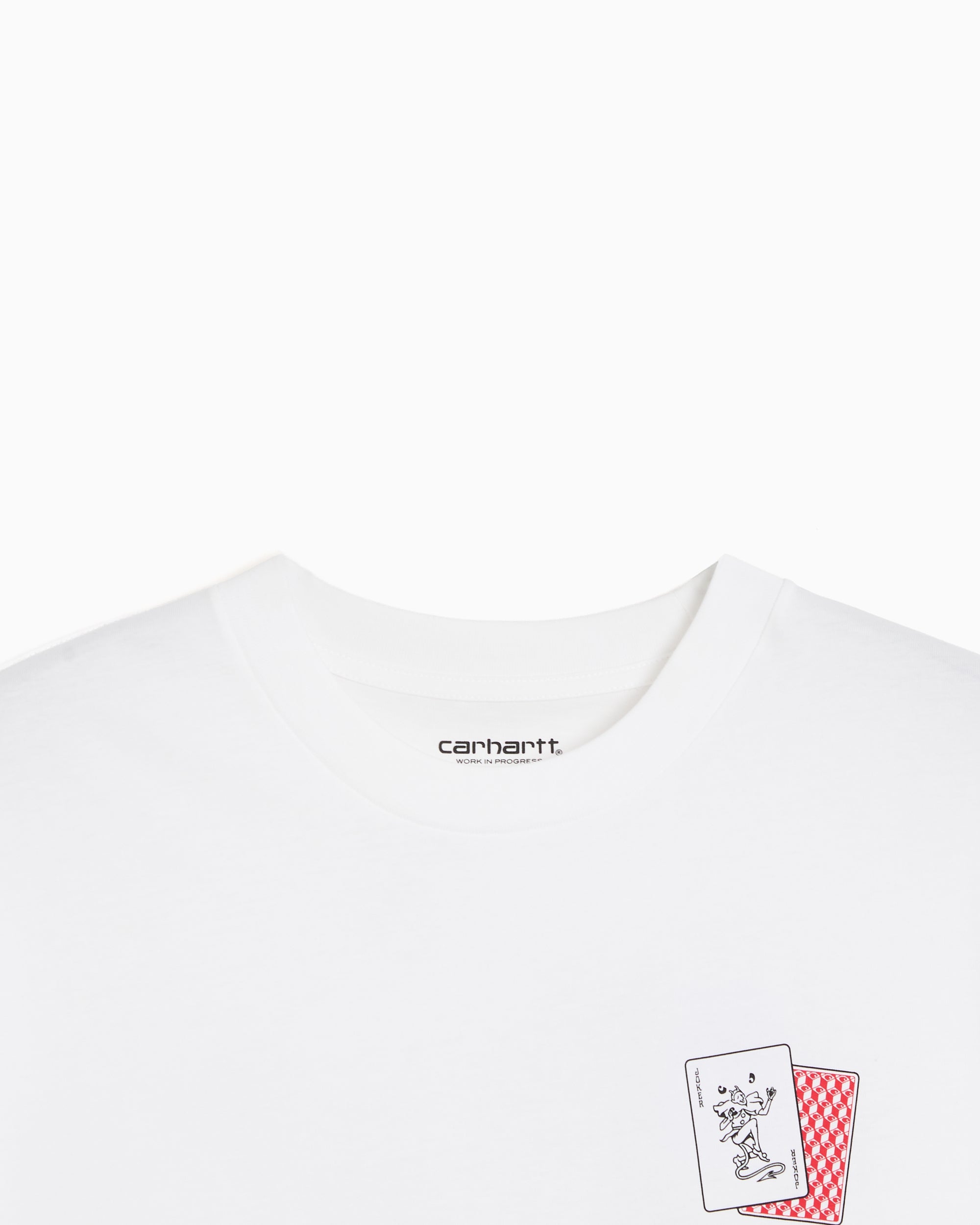 T-Shirts Carhartt WIP Playing Cards Graphic Relaxed Men's T-Shirt - I036895-02XX
