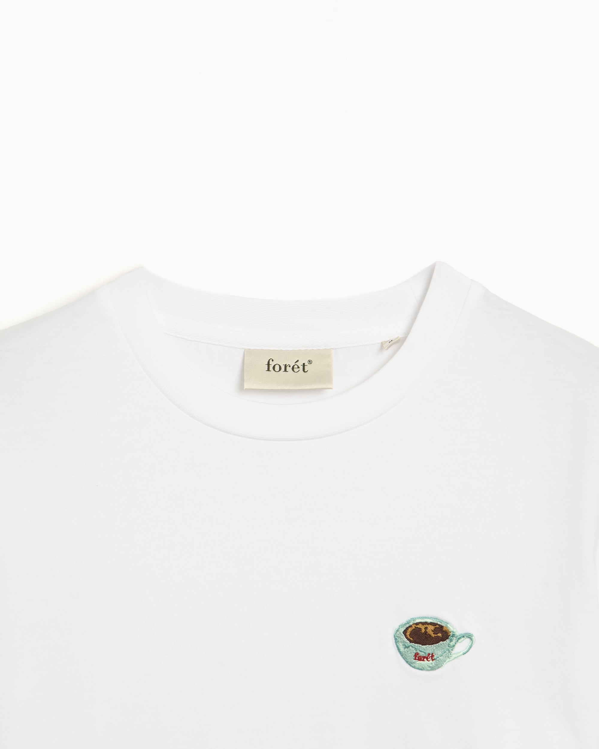 T-Shirts Forét Relax Men's Long Sleeve T-Shirt Men's T-Shirt - F5903-WHITE