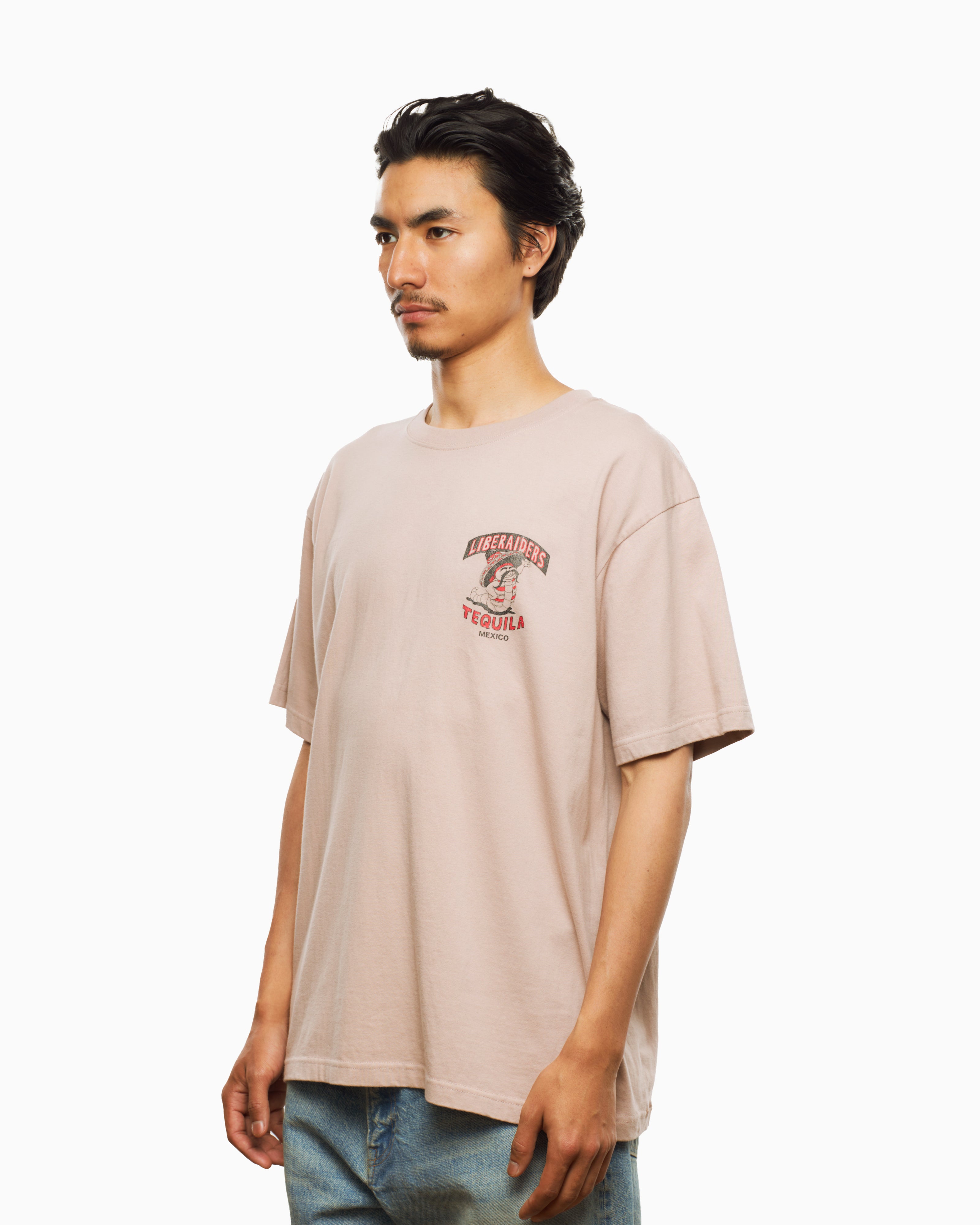 T-Shirts Liberaiders® Liberaiders® Tequila Bottle Men's T-Shirt Men's T-Shirt - 756022303-PINK