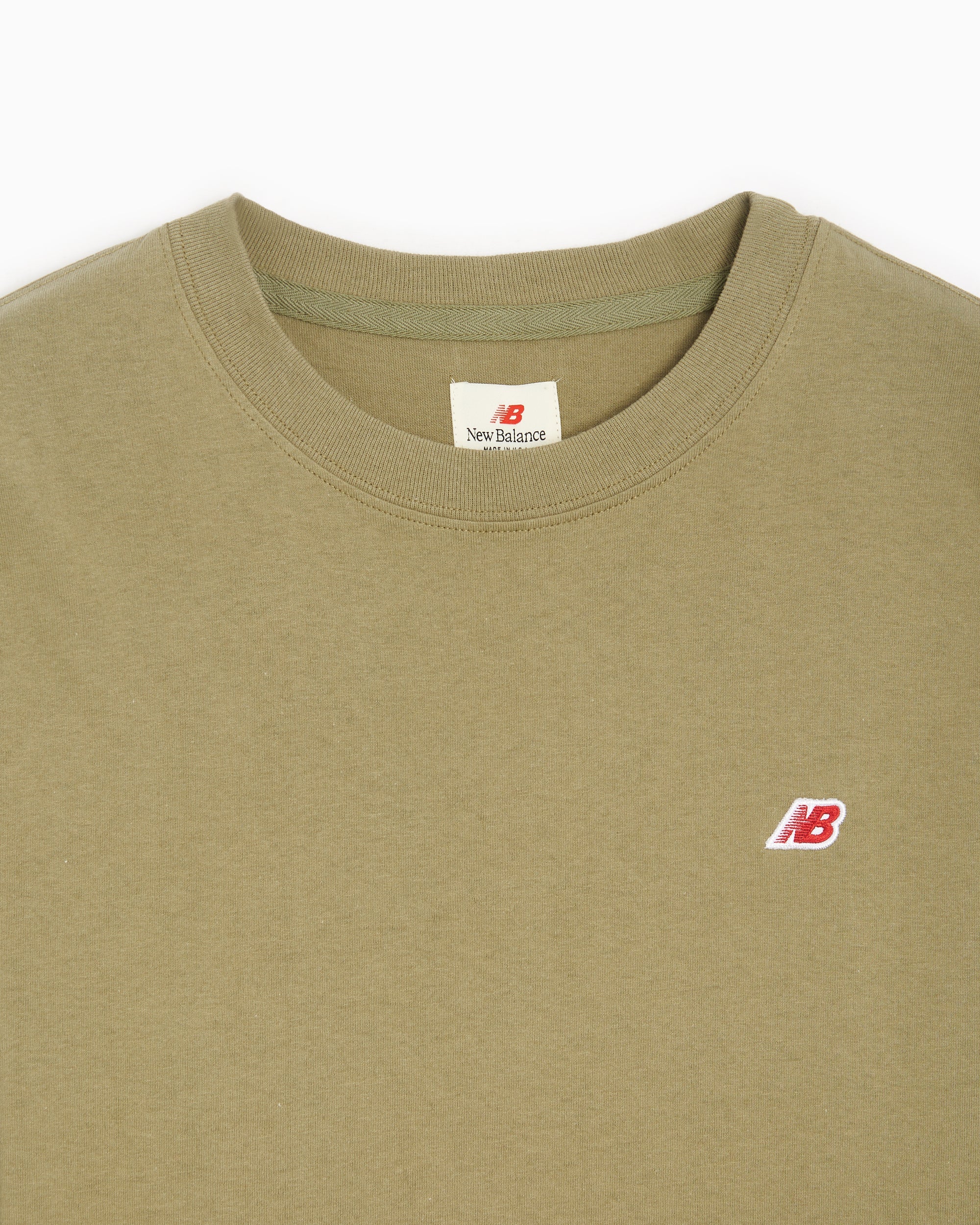 T-Shirts MADE in USA New Balance Made in USA Men's Core Long Sleeve T-Shirt Men's T-Shirt - MT21542-TCO