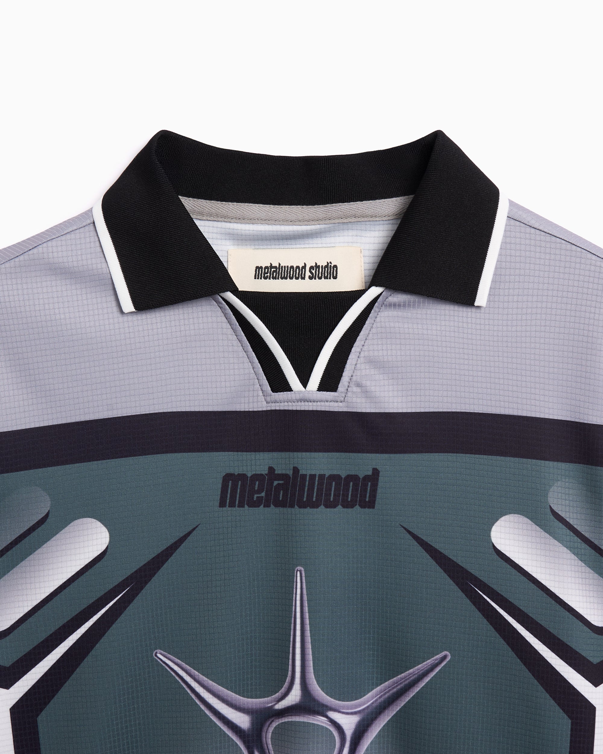 T-Shirts Metalwood Mox-Games Graphic Long-Sleeved Men's Jersey T-Shirt - MWS25-04-13-STL