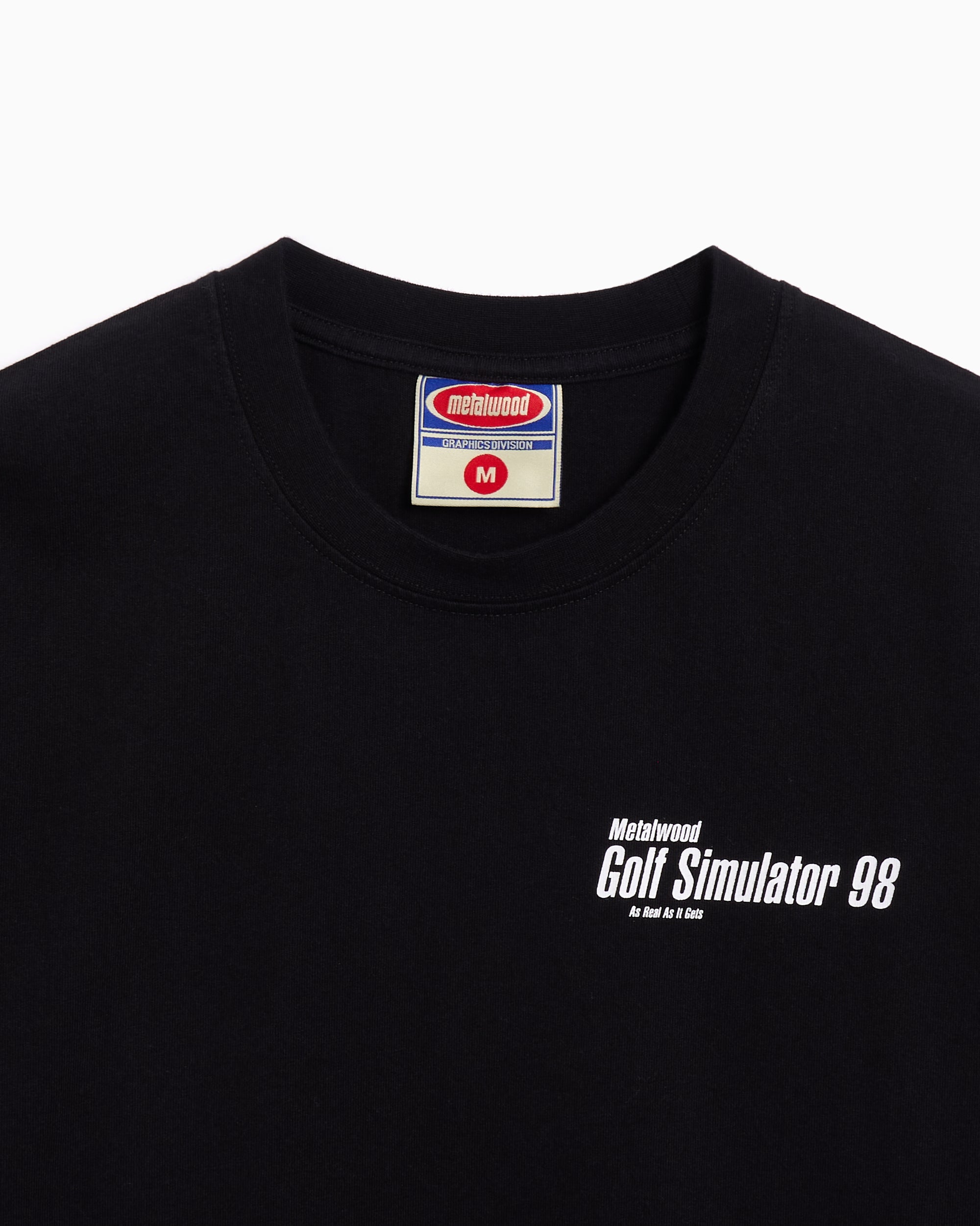 T-Shirts Metalwood Simulator 98 Graphic Men's T-Shirt - MWS25-03-11-BLK