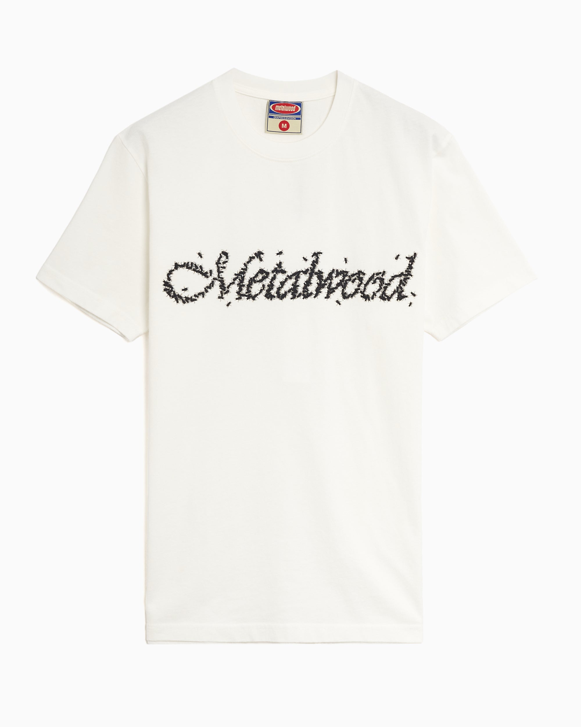 T-Shirts Metalwood Studio Flies Men's T-Shirt - MWS25-03-08-WHT
