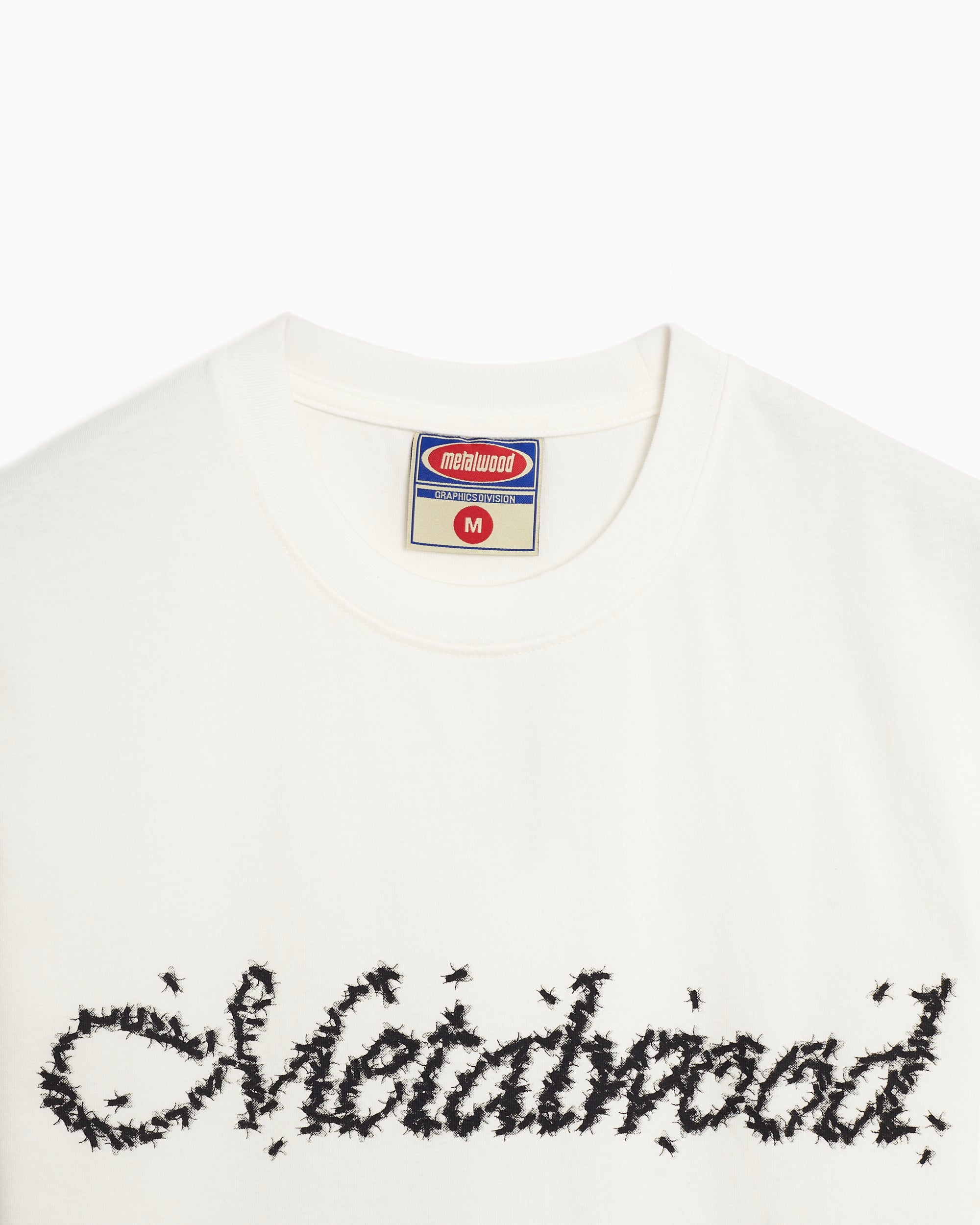 T-Shirts Metalwood Studio Flies Men's T-Shirt - MWS25-03-08-WHT