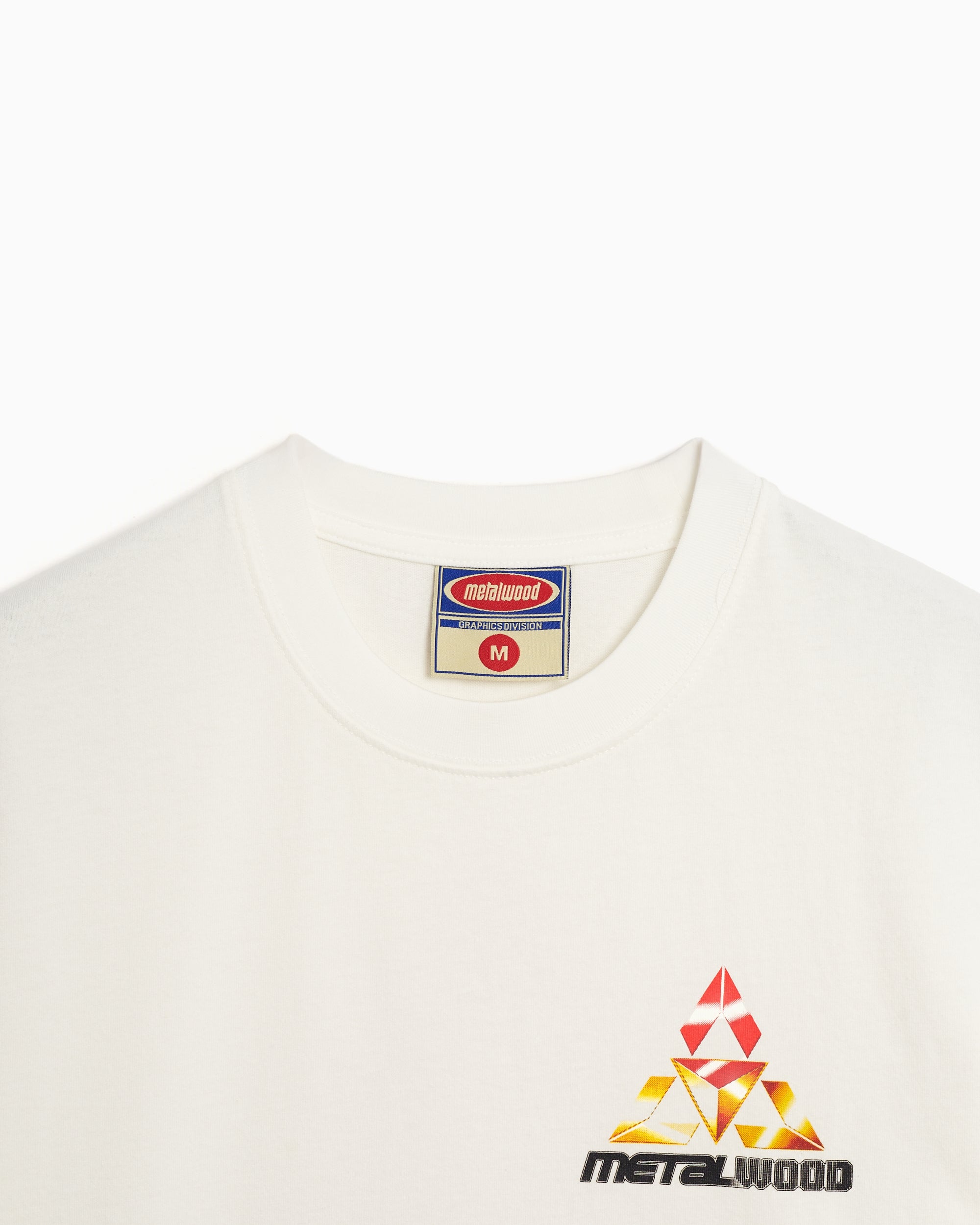T-Shirts Metalwood Studio Tri-Metal Men's T-Shirt - MWS25-03-15-WHT
