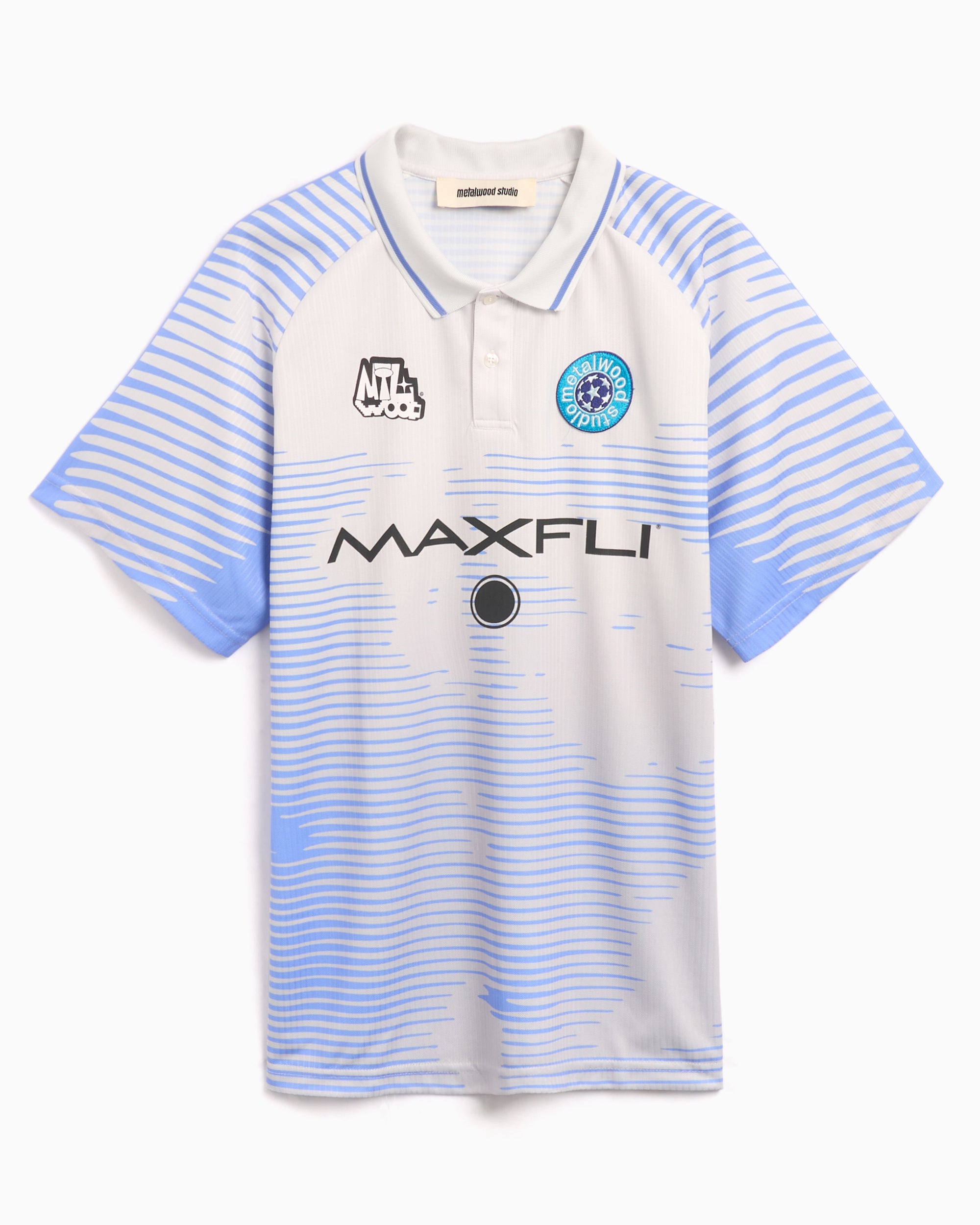 T-Shirts Metalwood Studio x Maxfli Statue Men's Polo Jersey Men's T-Shirt - MWS24-MXF-04-01-ICE