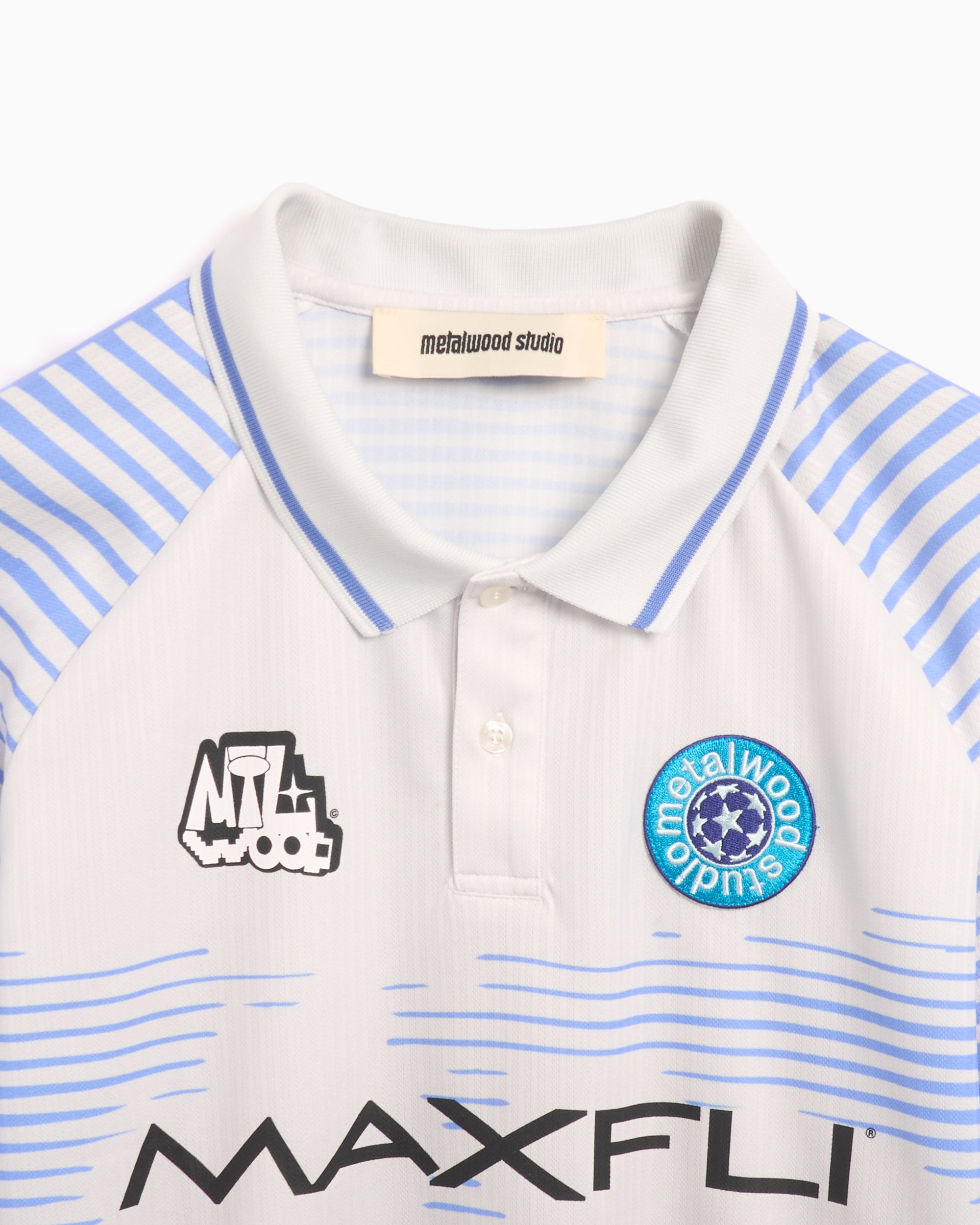 T-Shirts Metalwood Studio x Maxfli Statue Men's Polo Jersey Men's T-Shirt - MWS24-MXF-04-01-ICE