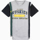Needles 7 Cut College Relaxed Unisex T-Shirt mit Grafik