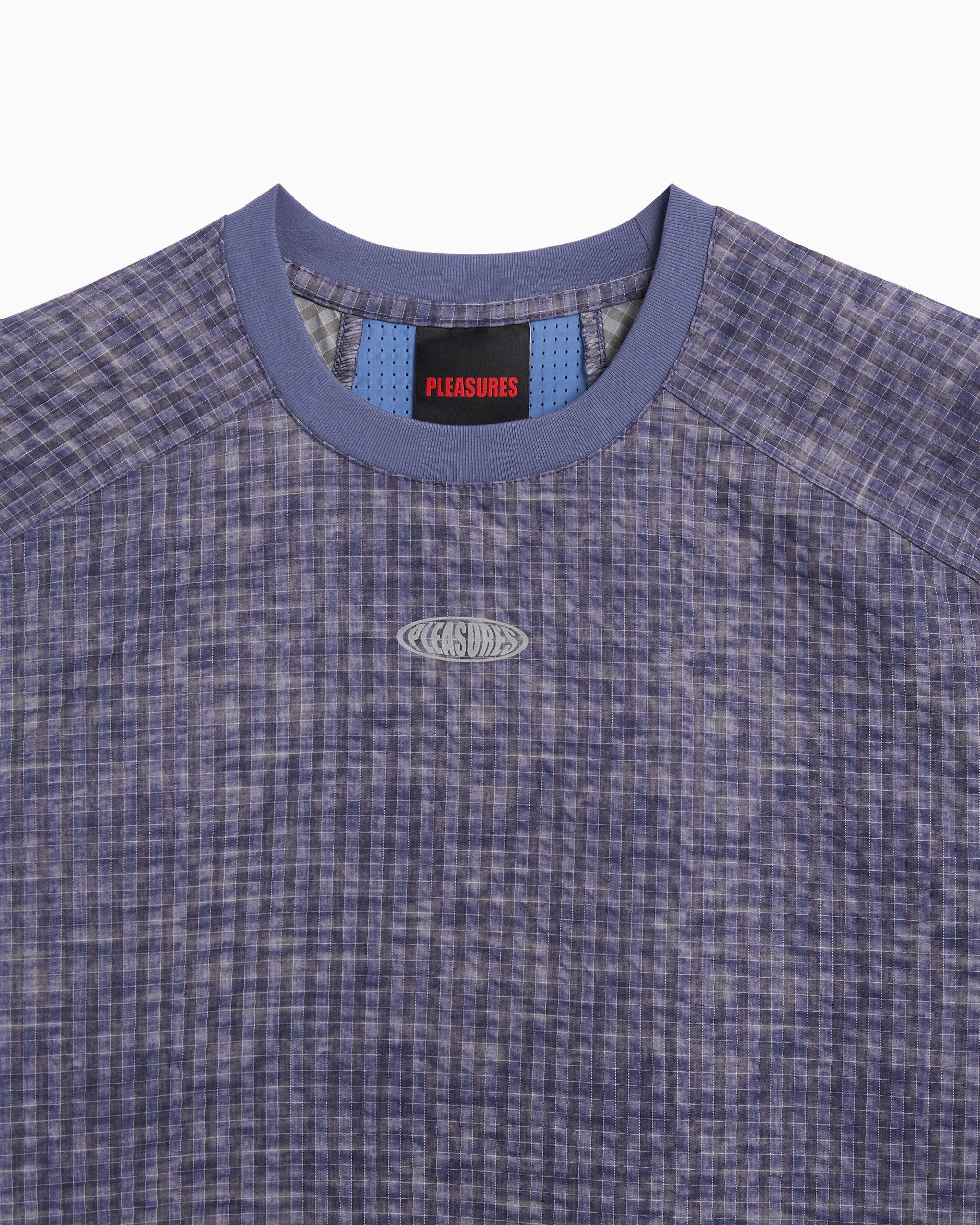 T-Shirts Pleasures Oval Tech Men's T-Shirt - P25SU015-NAVY