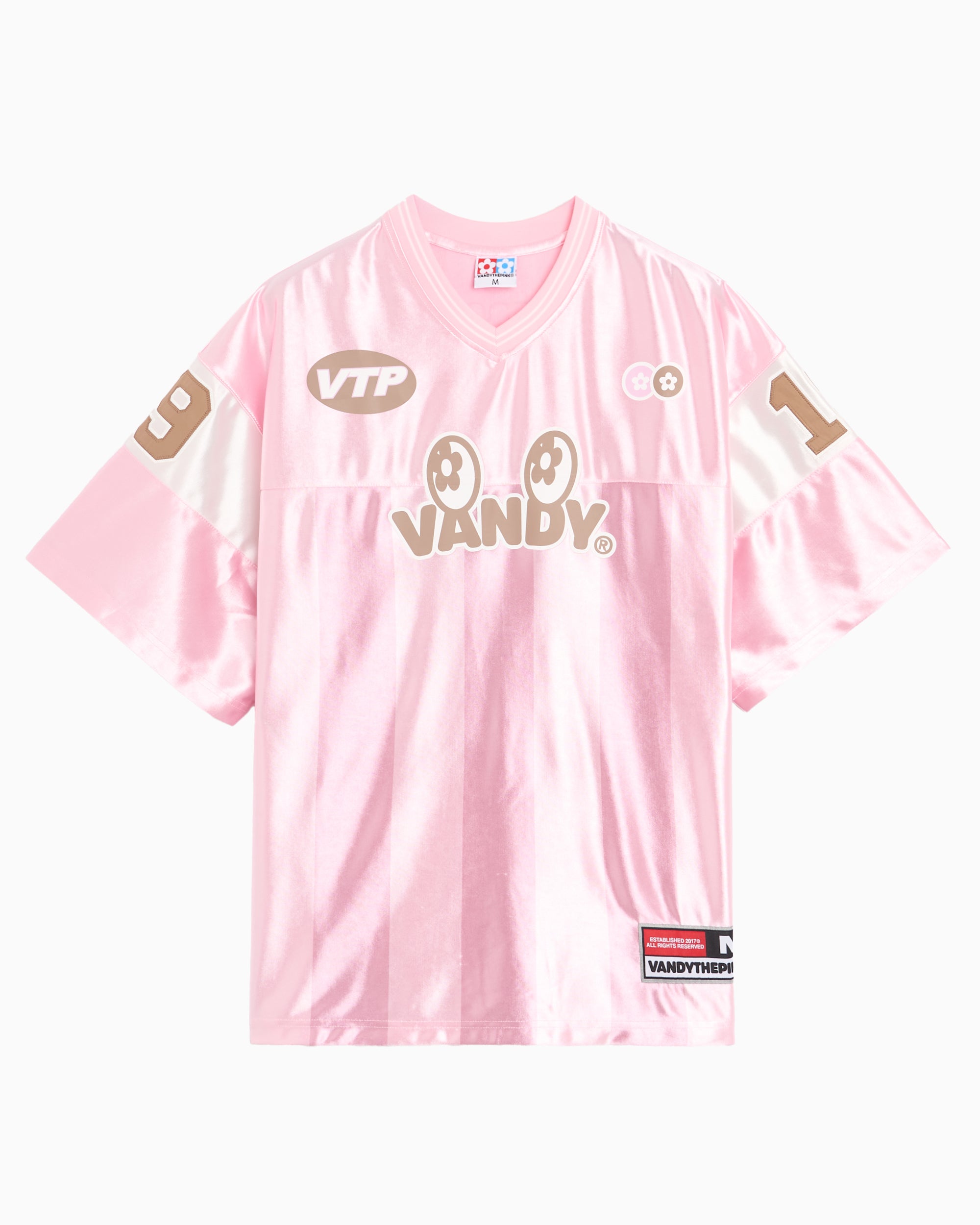 T-Shirts Vandy The Pink Eye Logo Striped Relaxed Men's Jersey T-Shirt - VD5065-106