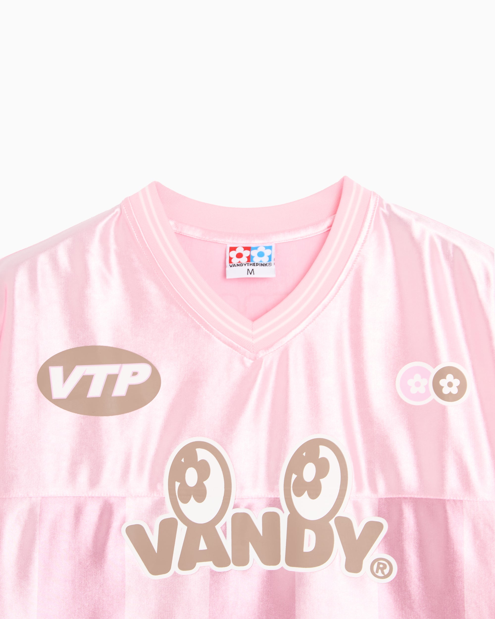 T-Shirts Vandy The Pink Eye Logo Striped Relaxed Men's Jersey T-Shirt - VD5065-106