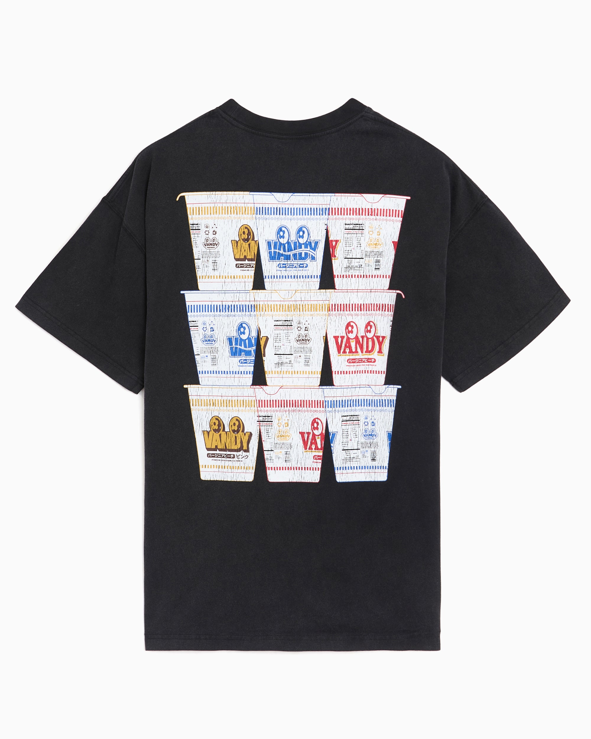 T-Shirts VANDYTHEPINK Cup Noodle Eye Graphic Relaxed Men's T-Shirt - VD1089-100