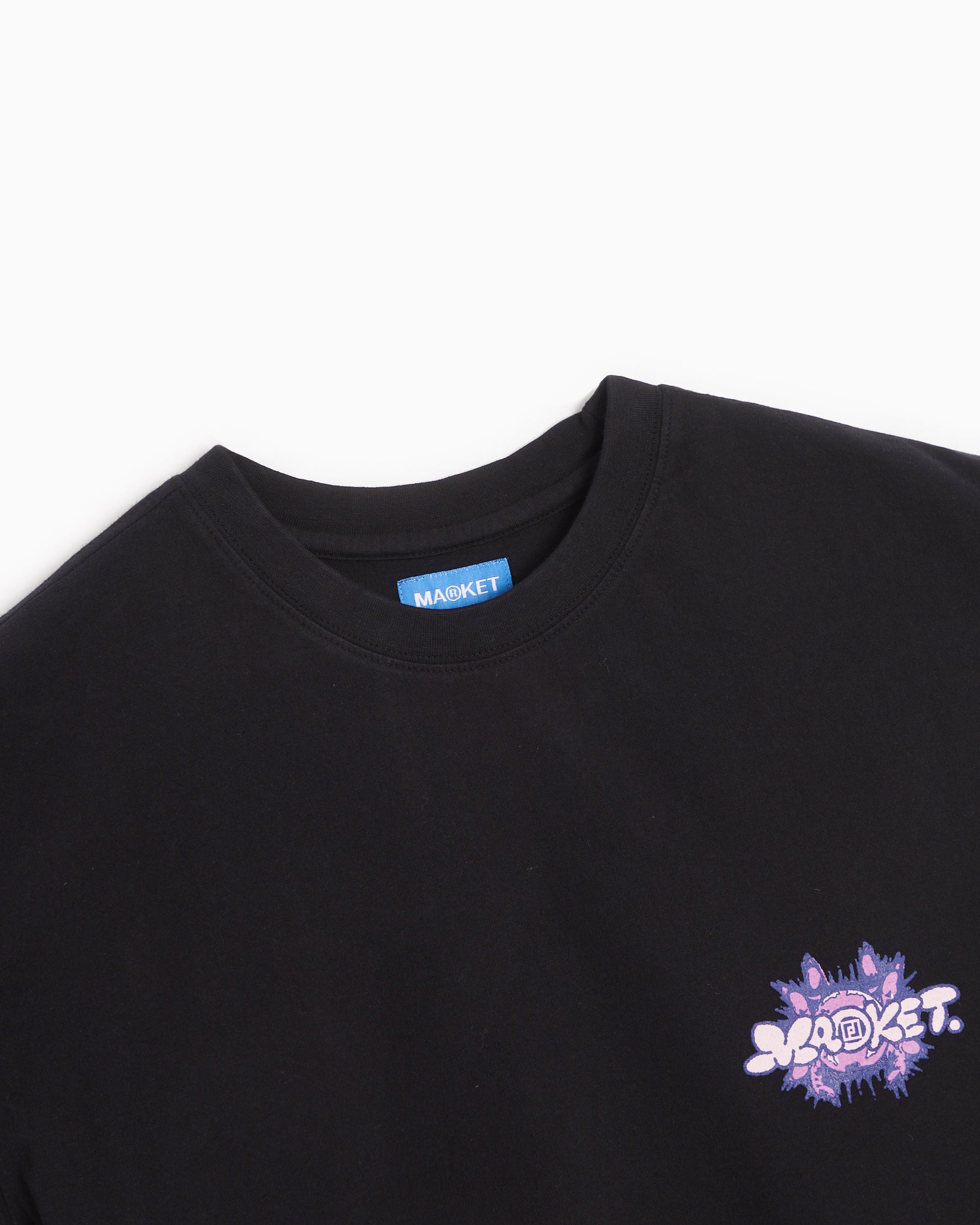 T-Shirts X MARKET FOOTDISTRICT x MARKET Worldwide Unisex T-Shirt Unisex T-Shirt - 360001485-WASHED-BLACK