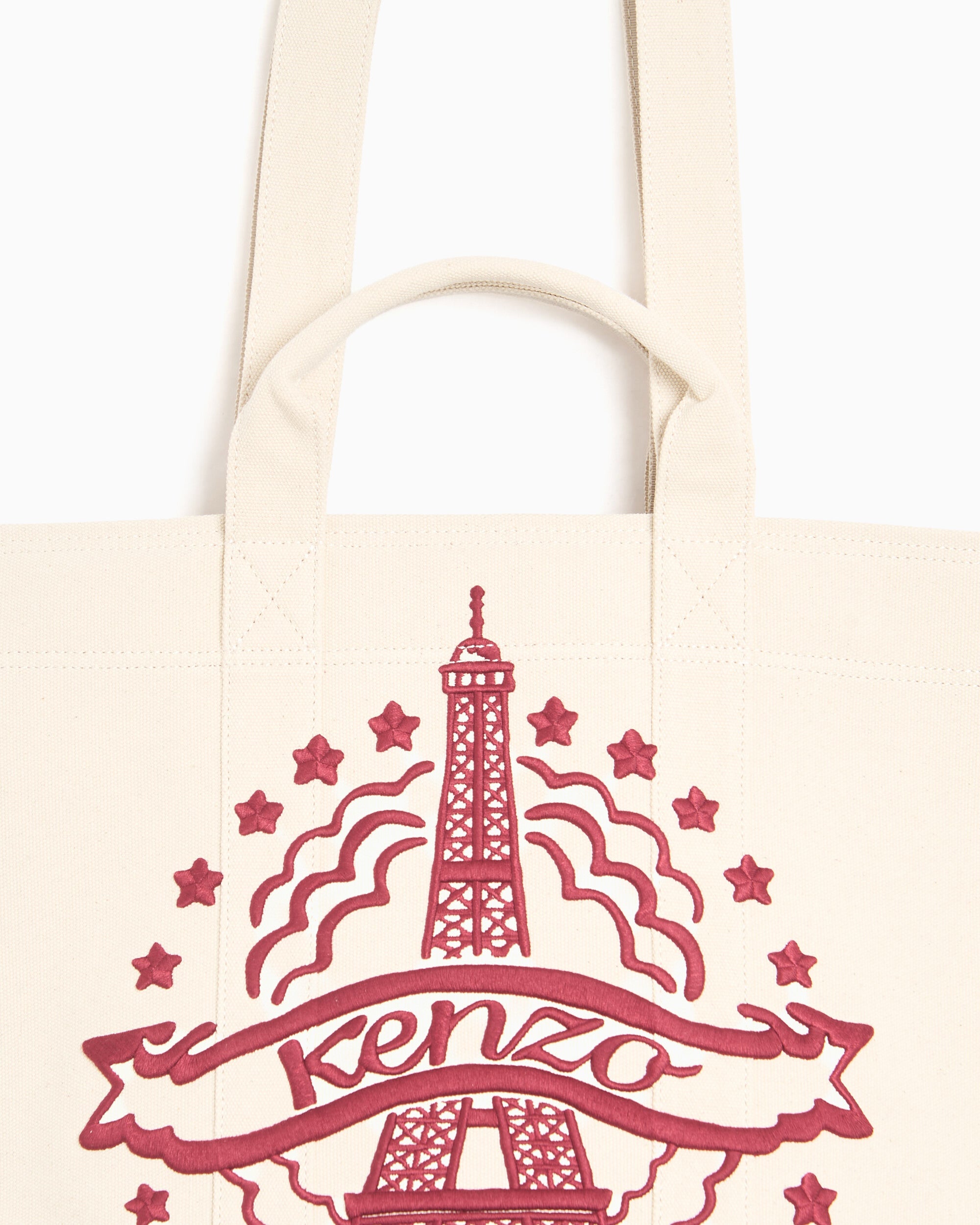 Tote Bags Kenzo Eiffel Tower Design Unisex Tote Bag - FG68SA911F25-03
