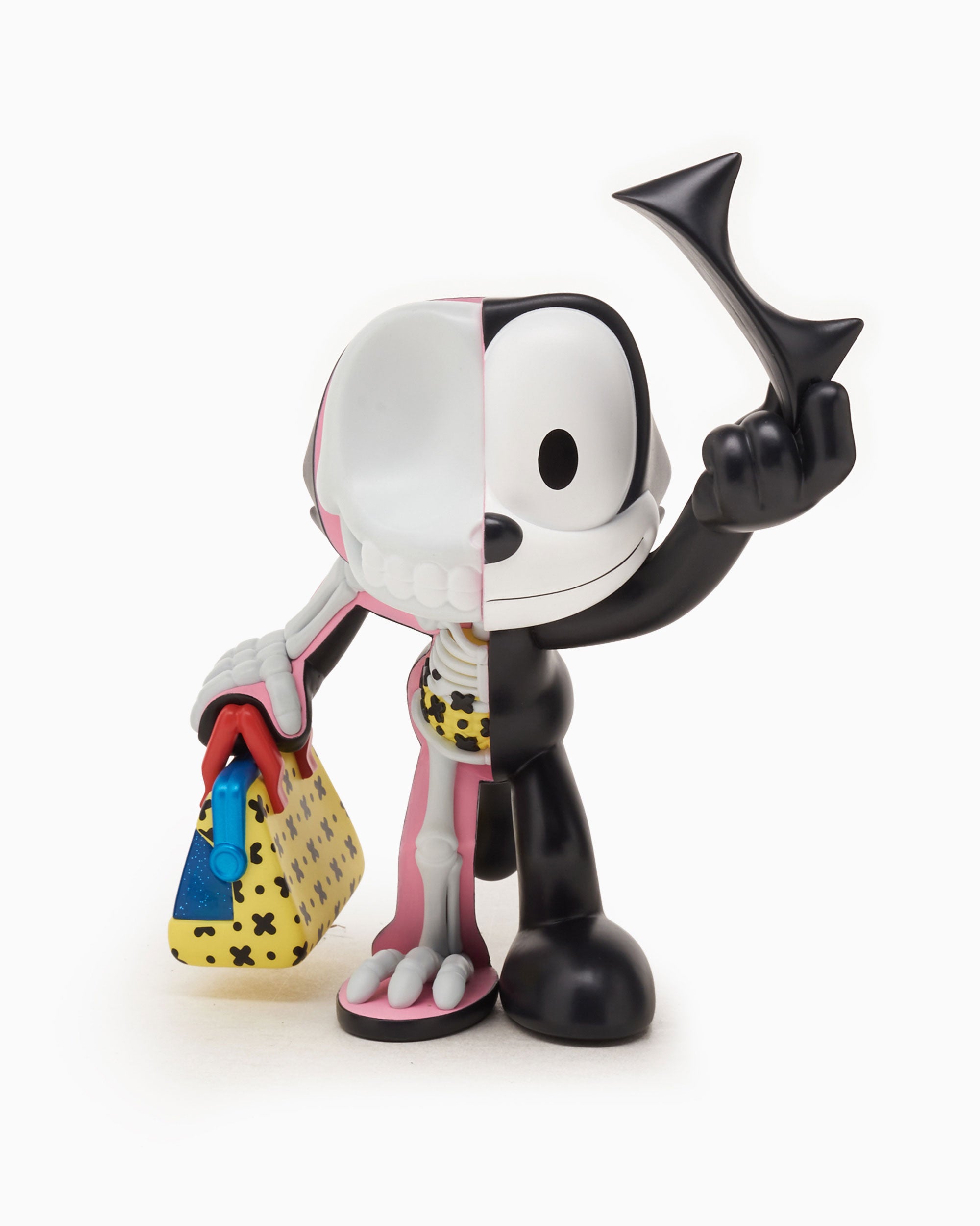 Art Toys Mighty Jaxx XXRAY Plus Felix the Cat By Jason Freeny - LND-22XPFTCOG12