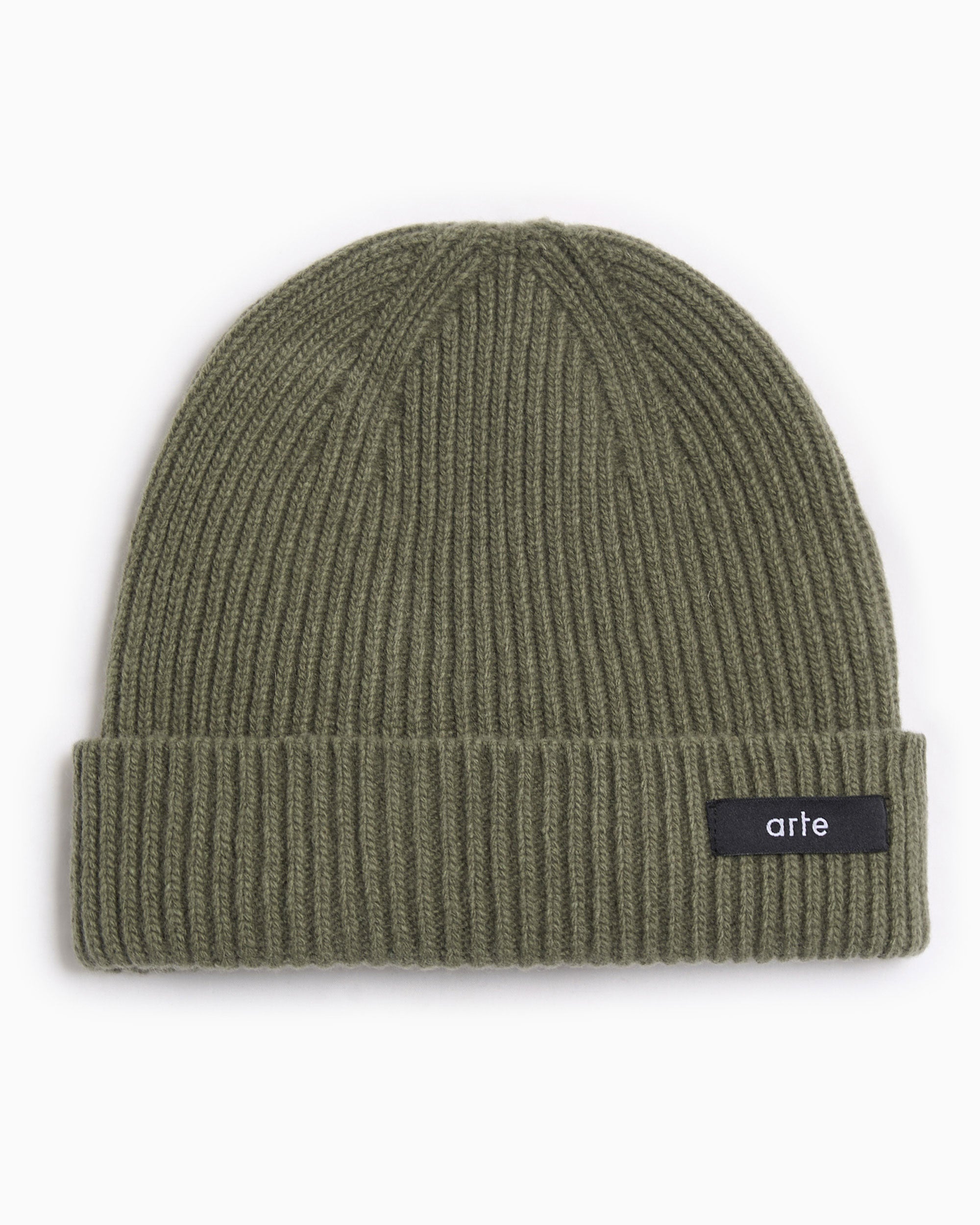 Beanies & Hats Arte Antwerp Label Unisex Beanie - AW25-152AC-Green