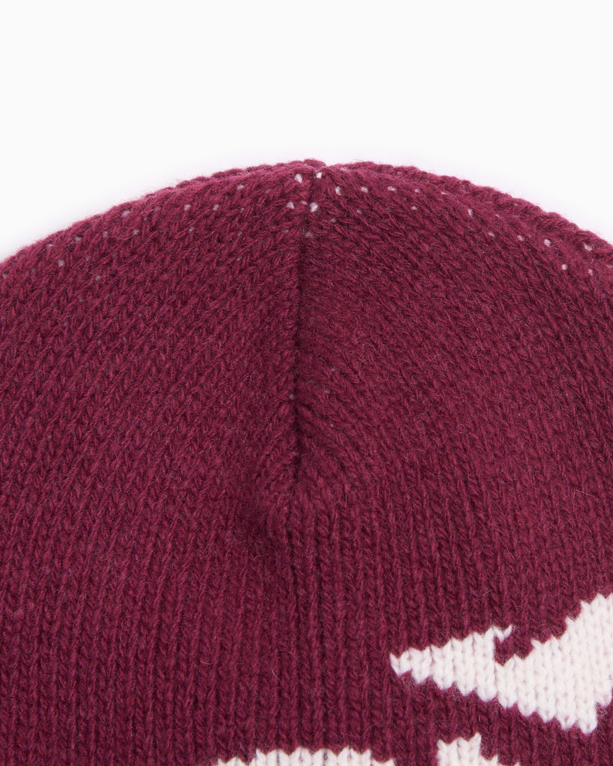 Beanies & Hats Arte Antwerp Ripped Arte Side Unisex Beanie - AW25-154AC-Bordeaux