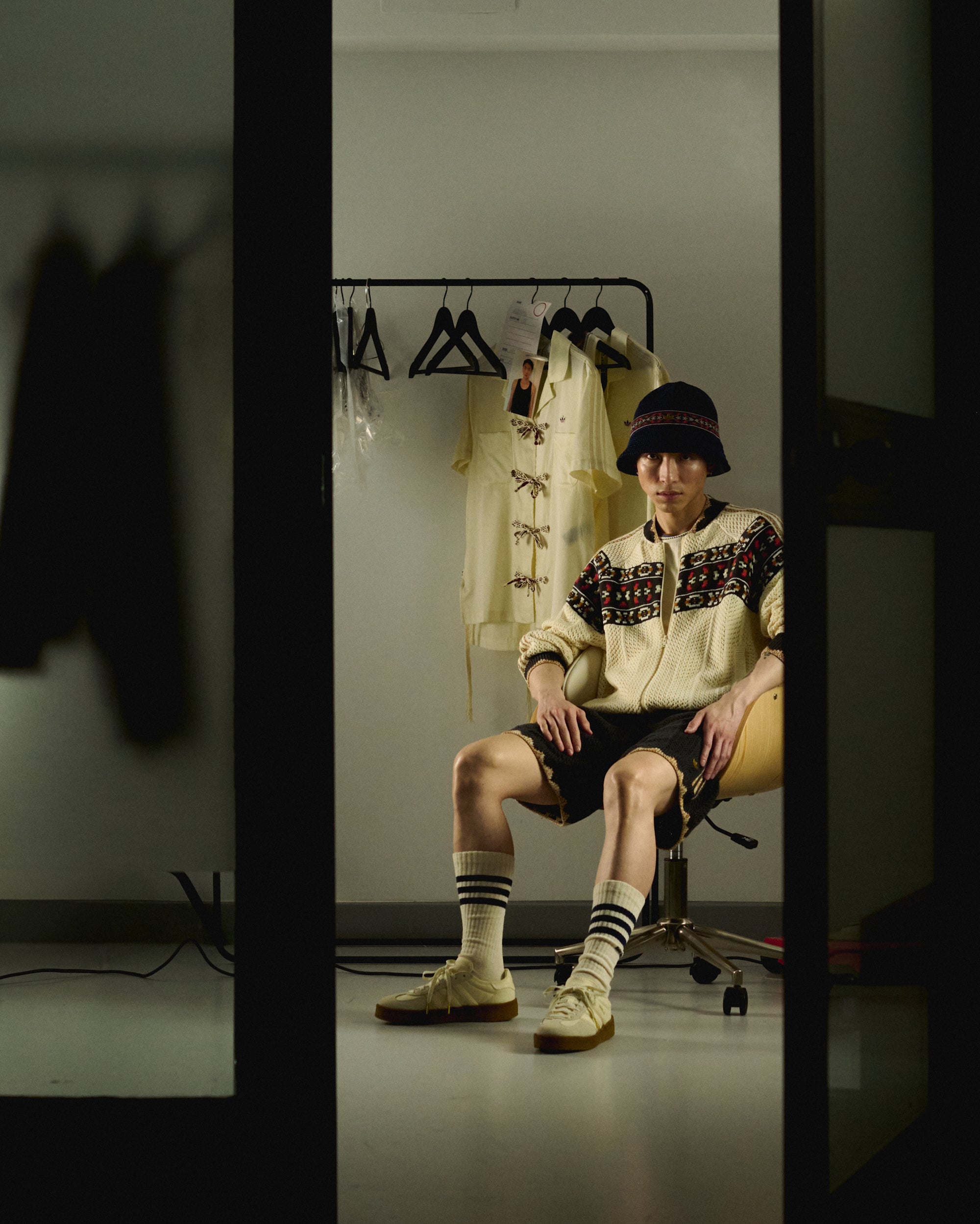 Beanies & Hats X CLOT adidas Originals x CLOT Unisex Bucket Hat Unisex Beanie - JP4208