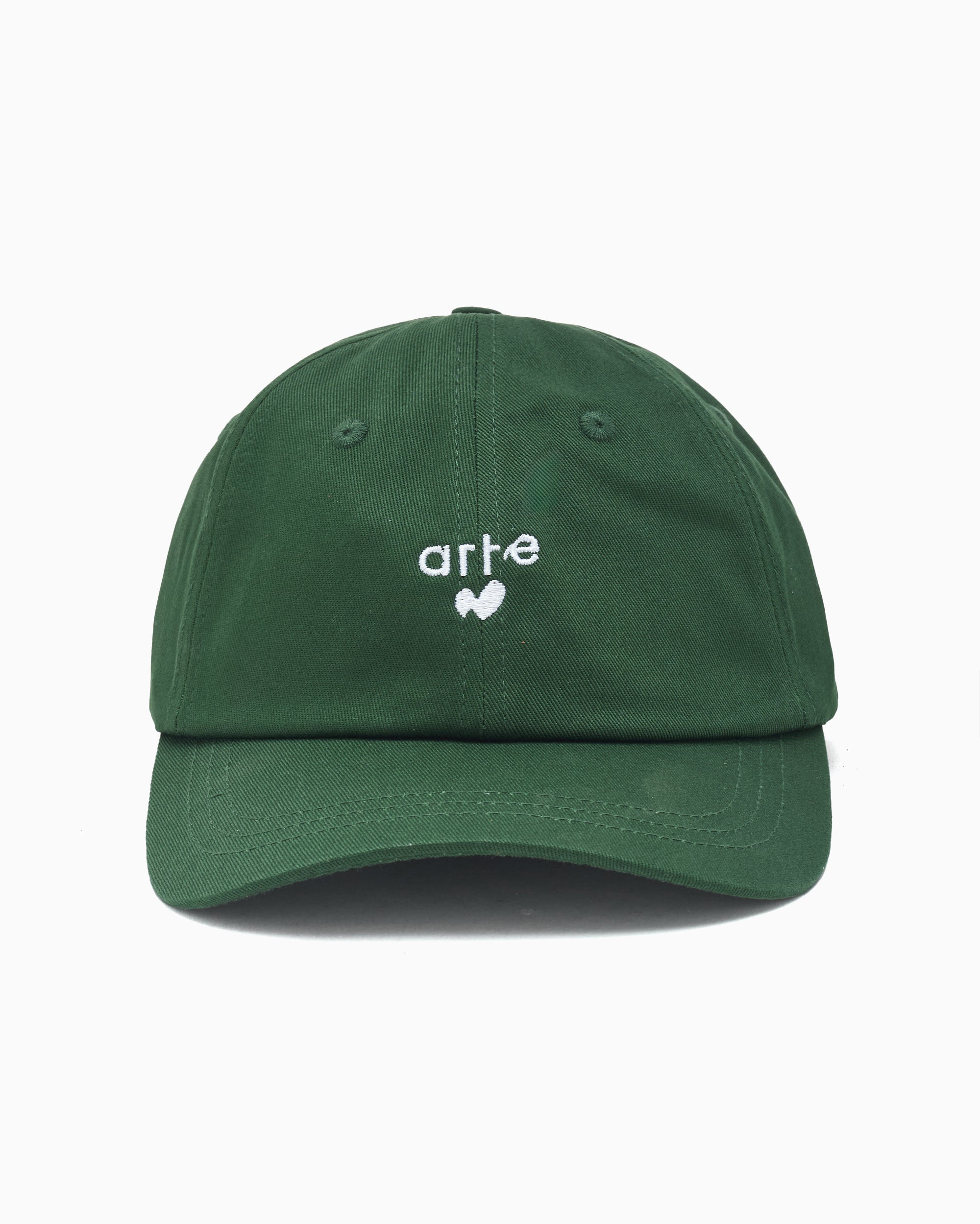 Caps Arte Antwerp Heart Logo Unisex Cap - SS26-215AC-Green